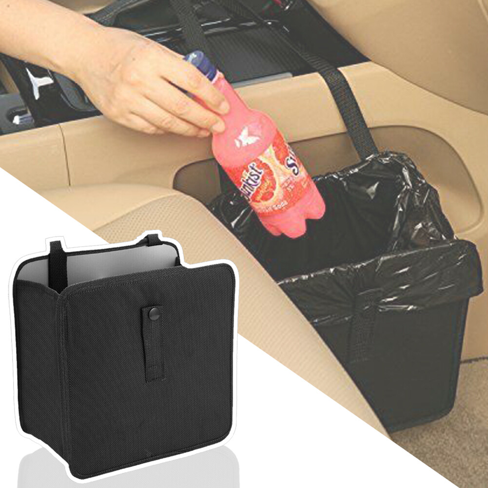 Waterproof Car Truck Trash Can Garbage Litter Bin Bag Seat Organizer Accessories