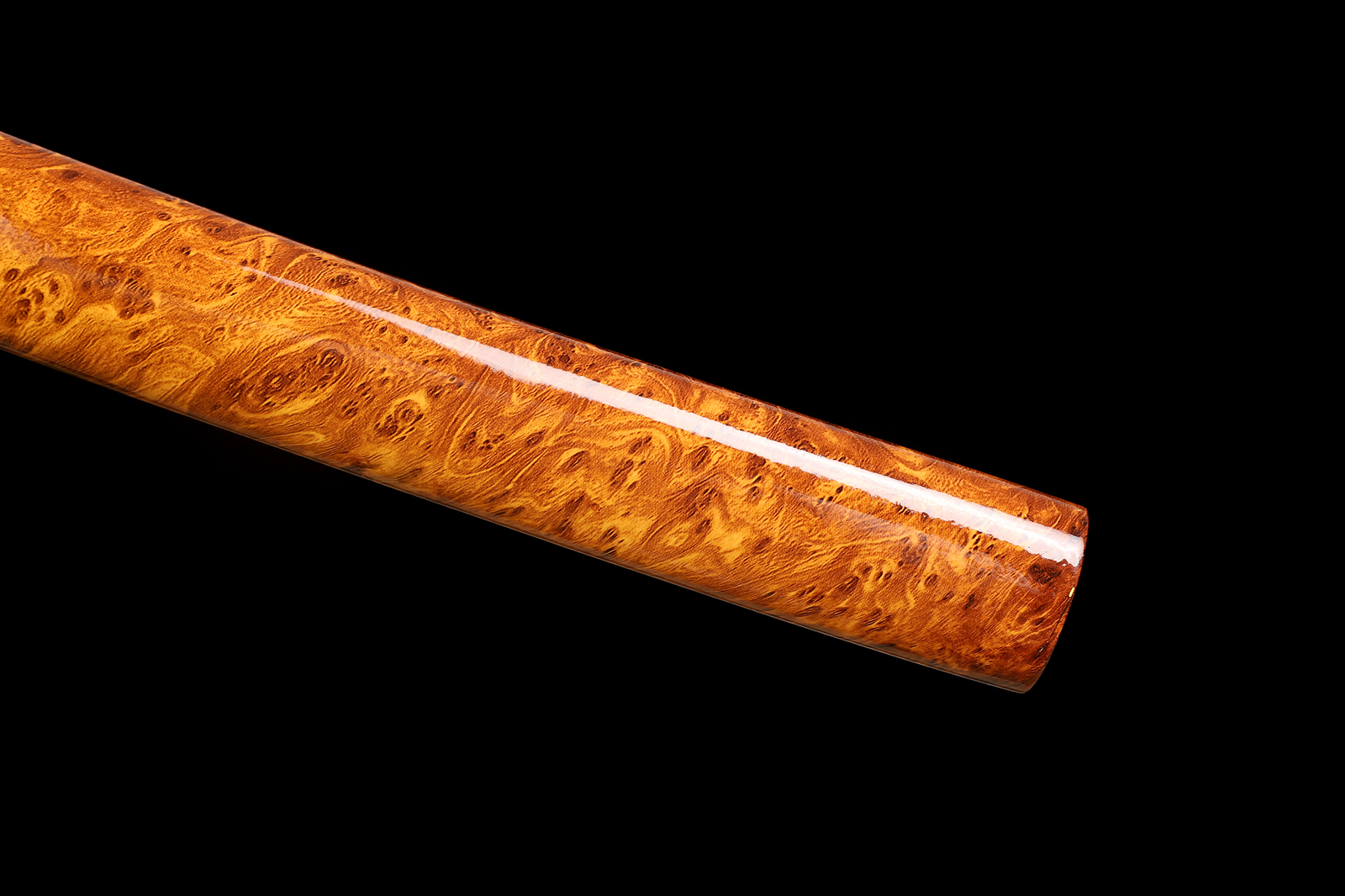 Japanese Handmade Samurai Katana Sword Clay Tempered L6 Steel Real Hamon