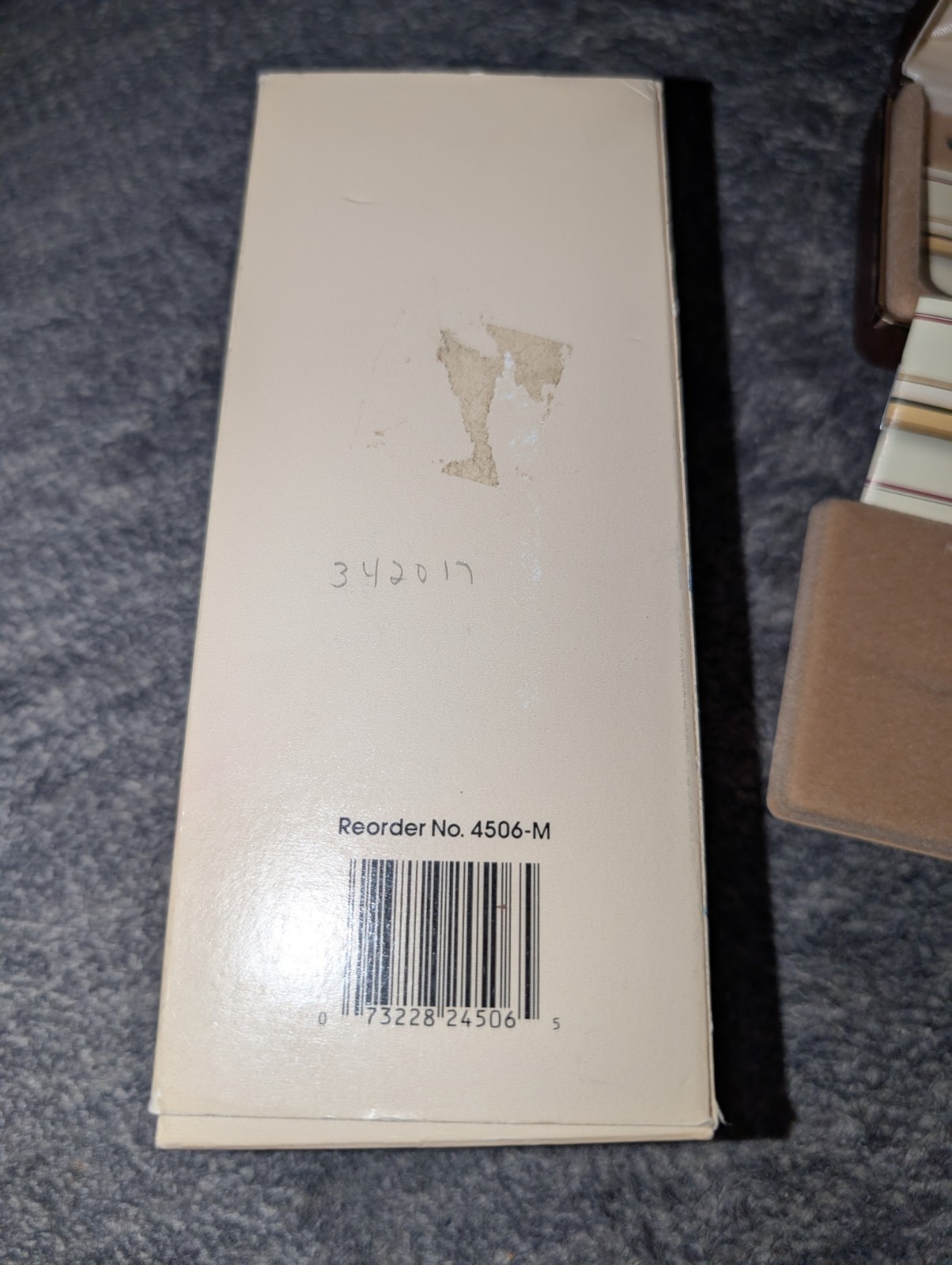 No Pen! CROSS 10K GOLD-FILLED ROLLED FOUNTAIN PEN Box & Inserts! 4506-M No Pen!