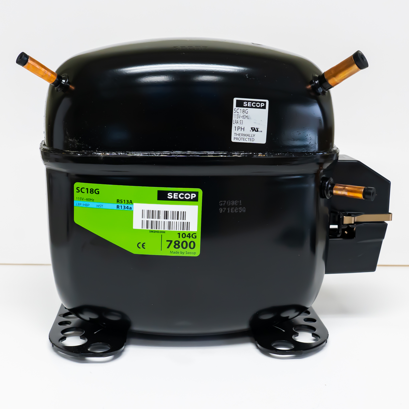 SC18G R134a Refrigeration Compressor 6291 BTU 115V 1/2+HP for True 938956 955148