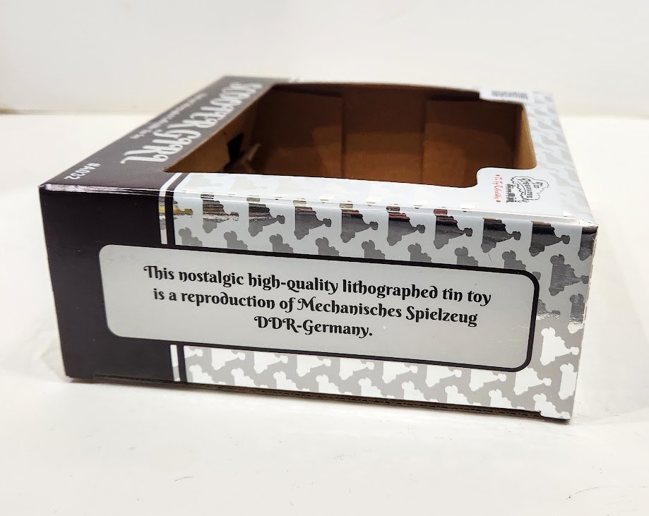 Tin Treasures SCOOTER GIRL Tin Wind-up Girl Riding Bike Toy with Box India