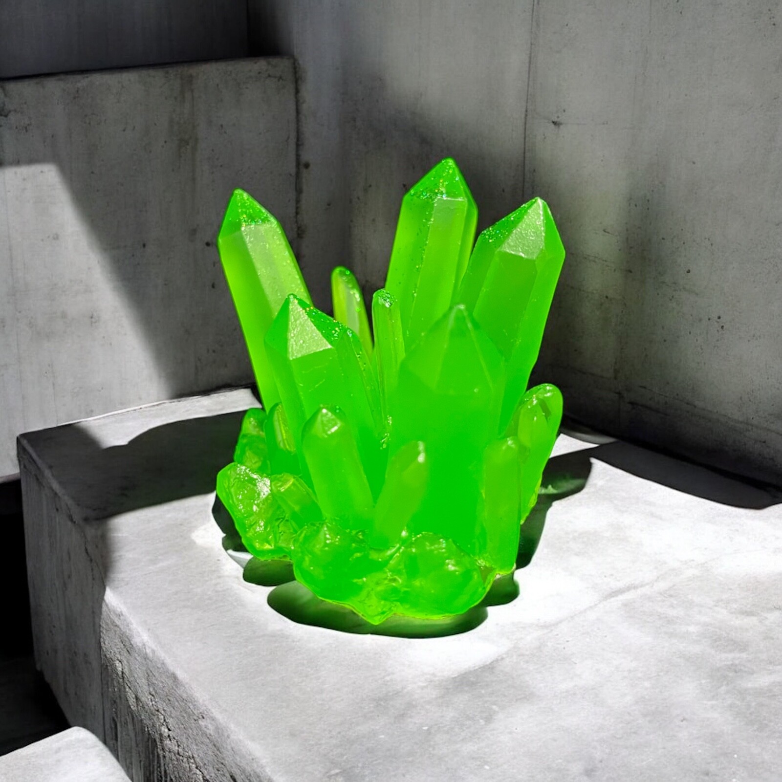 Kryptonite Crystal Resin Figurine
