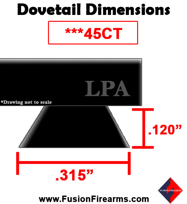 1911 Sight Set Mil spec 70 Series Fiber Optic Fully Adjustable - LPA