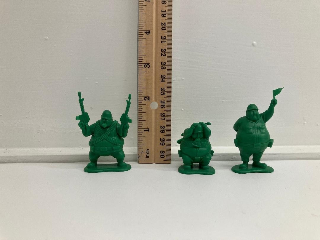 Takara Tomy Panda's Ana Gashapon Fat Cute Green Soldiers Set 2 Complete! 2015