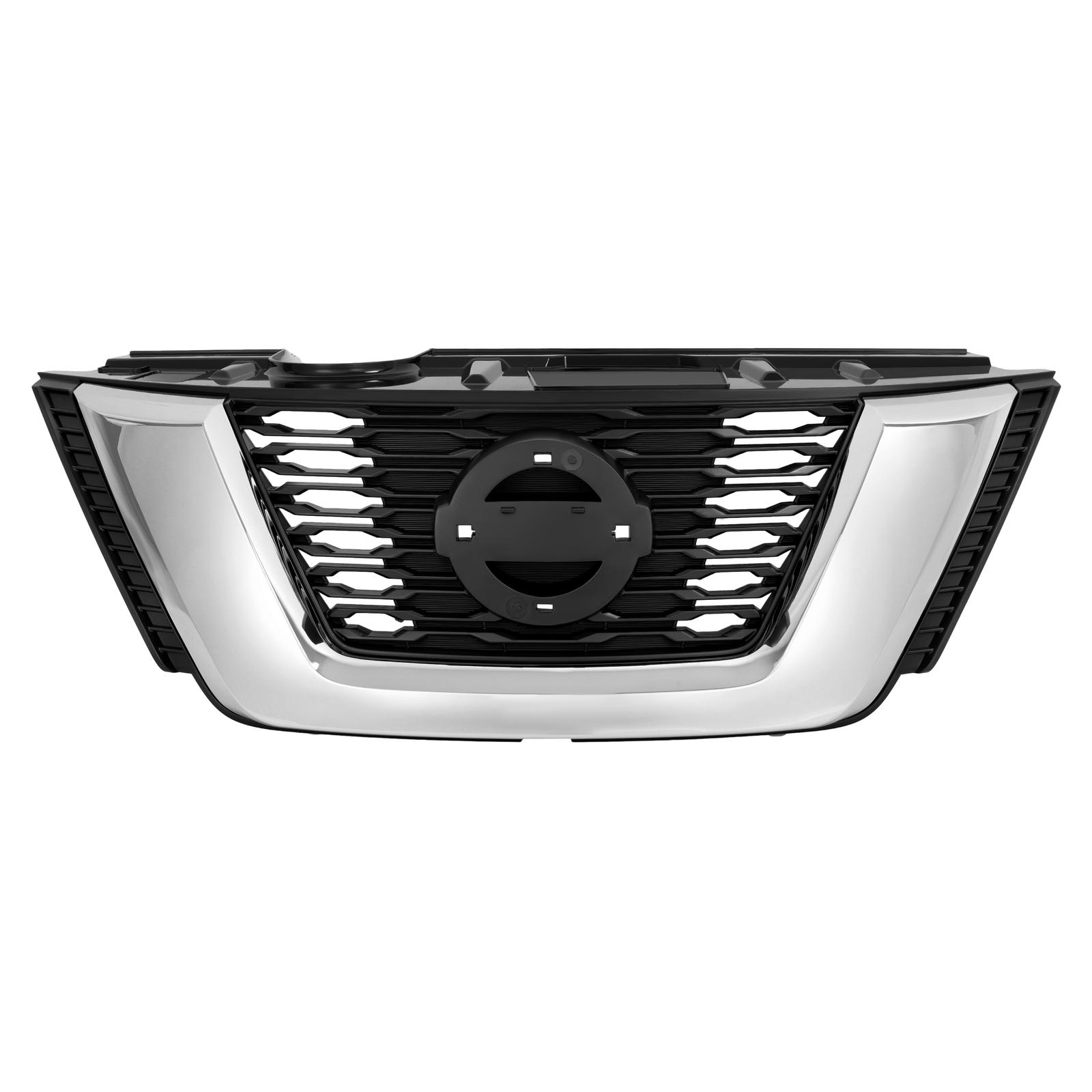 For Nissan Rogue 2017 2018 2019 2020 Chrome Front Upper Lower Grille Fog lights