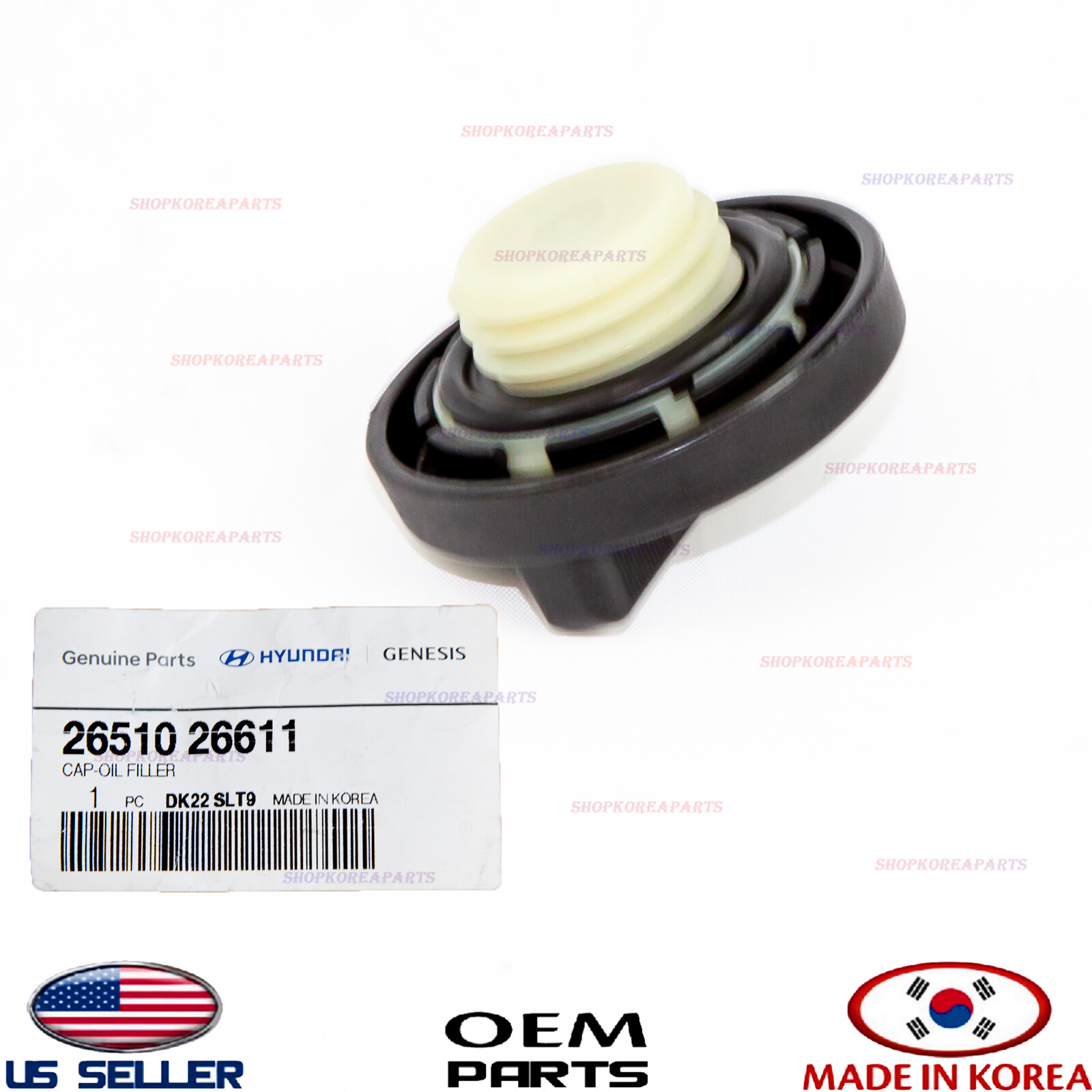 Genuine Engine Oil Filler Cap ⭐OEM⭐ HYUNDAI KIA 2007-2025 *See Compatibility