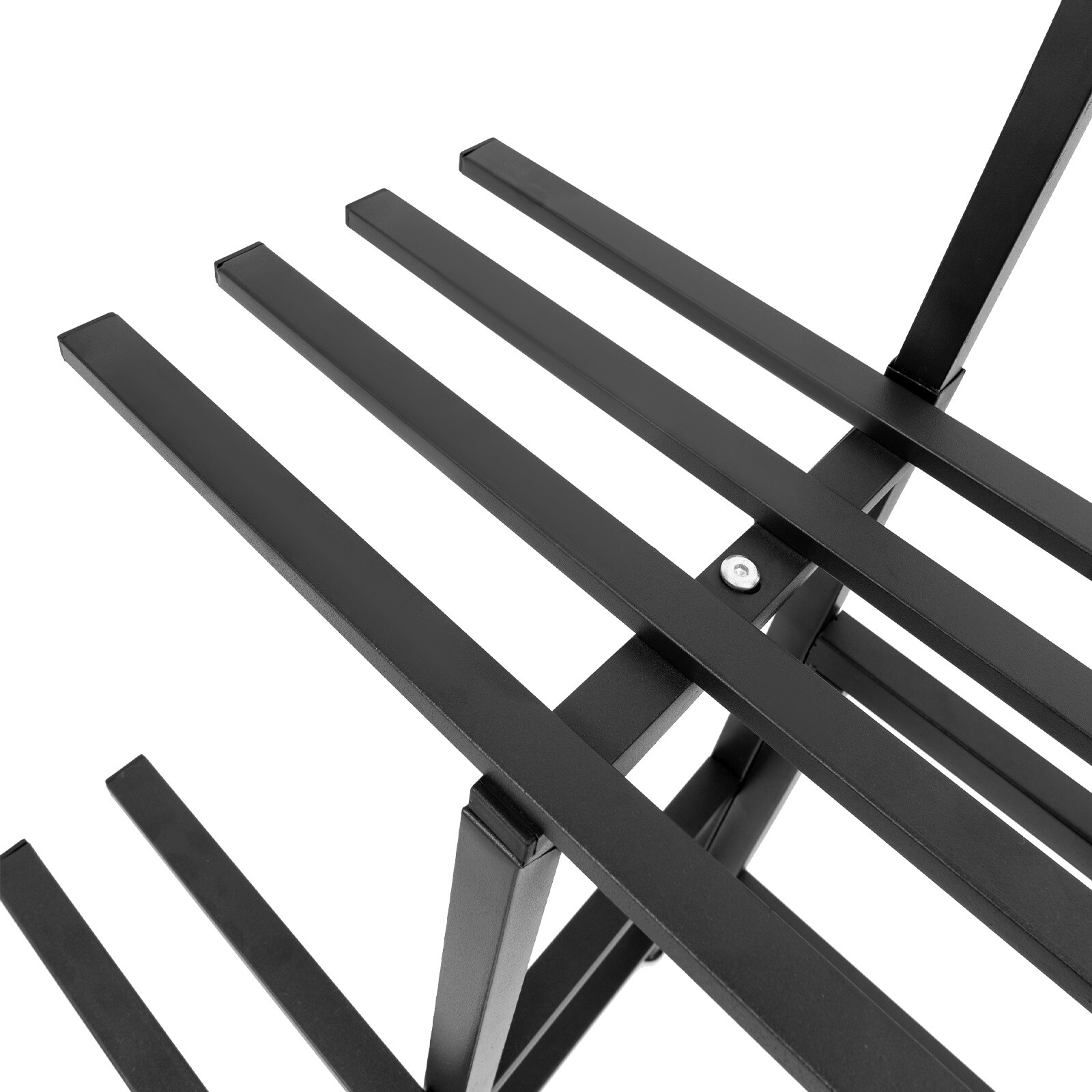 2 Shelves Plant Stand Carbon Steel Plant Holder Flower Pot Potted Holder Rack