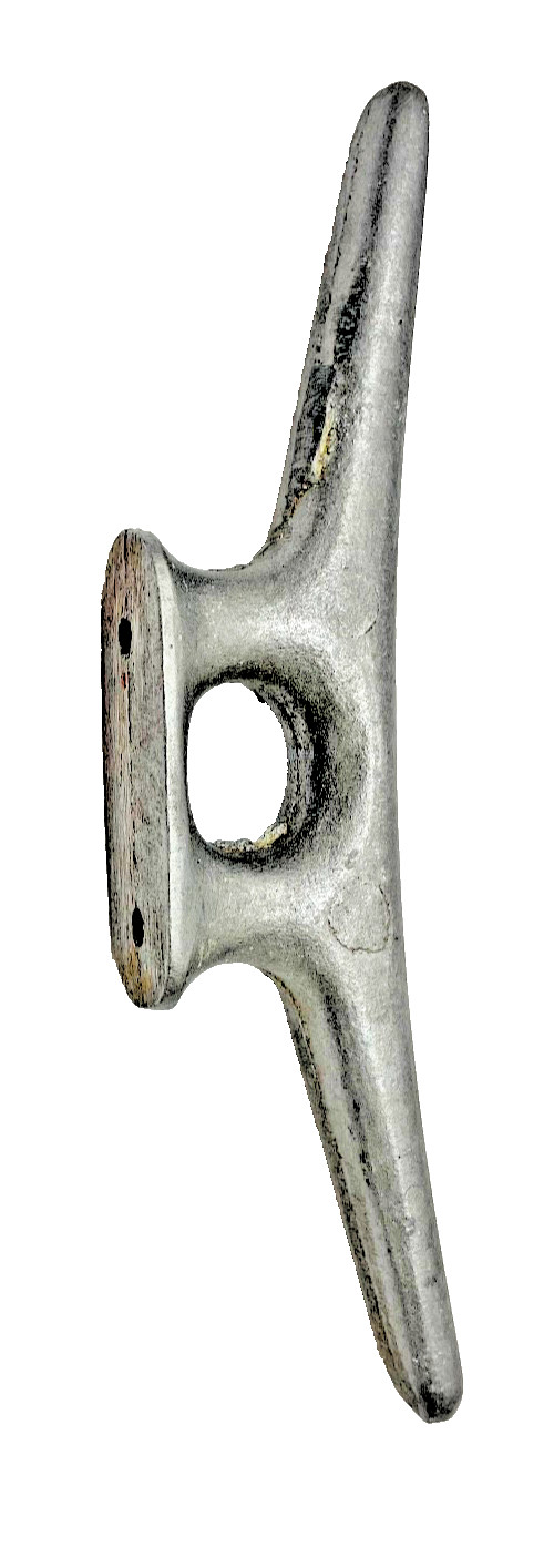 8" Cast Aluminum mooring cleat for Watercraft And Docks