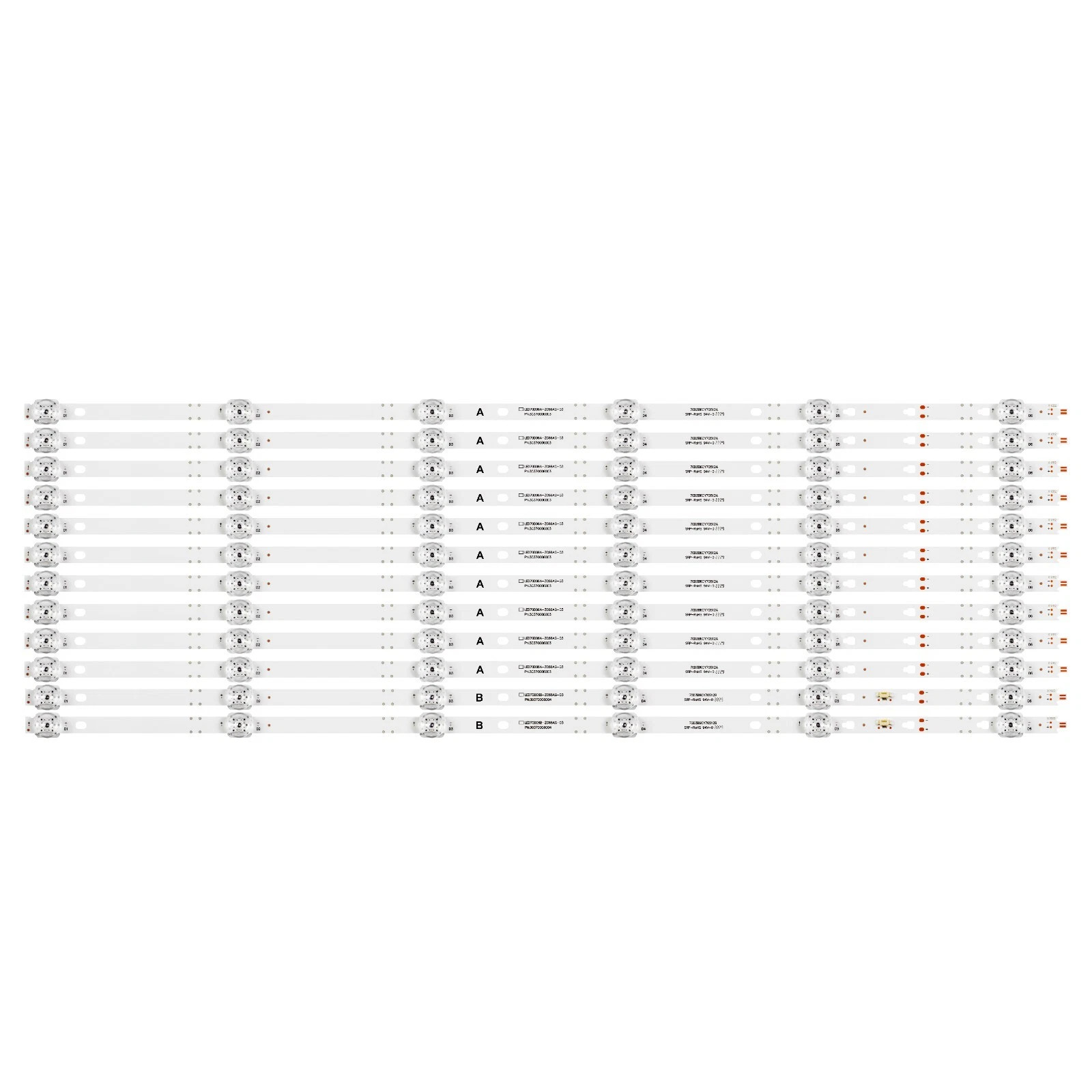 LED strips（12） For ONN 100012588 JVC LED70D06A-ZC66AG-07 LT70MCT300 30370006003