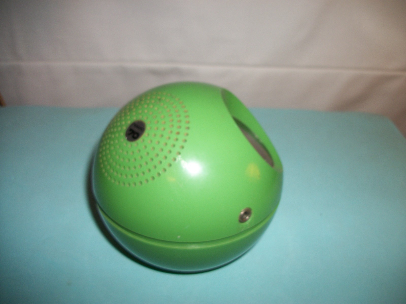 Panasonic Panapet R-70 Green Ball AM Radio 1970s Japan - working w/ battery