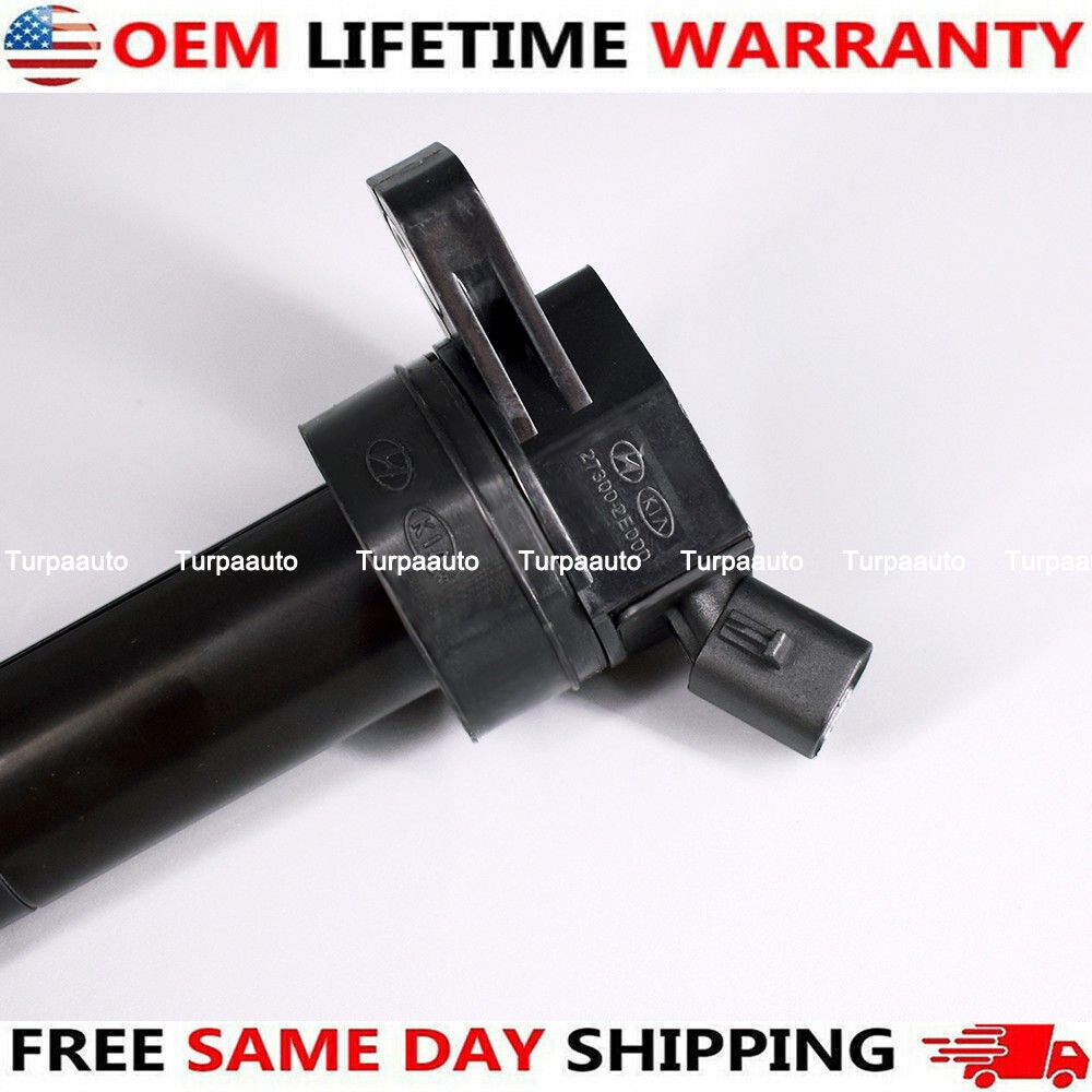 4x Genuine Hyundai 27300-2E000 Ignition Coil For 2001-17 Elantra Kia Soul UF651