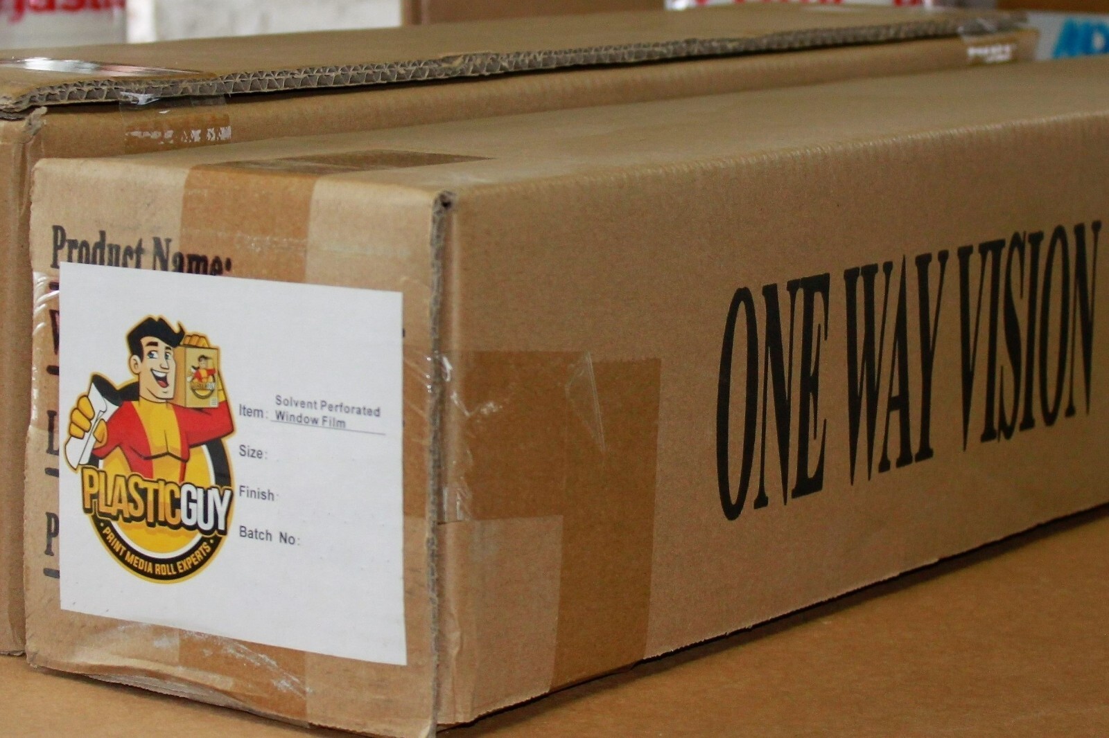 Window Perf Vinyl One-Way Vision Roll Solvent & Latex (Choose Size & Type)