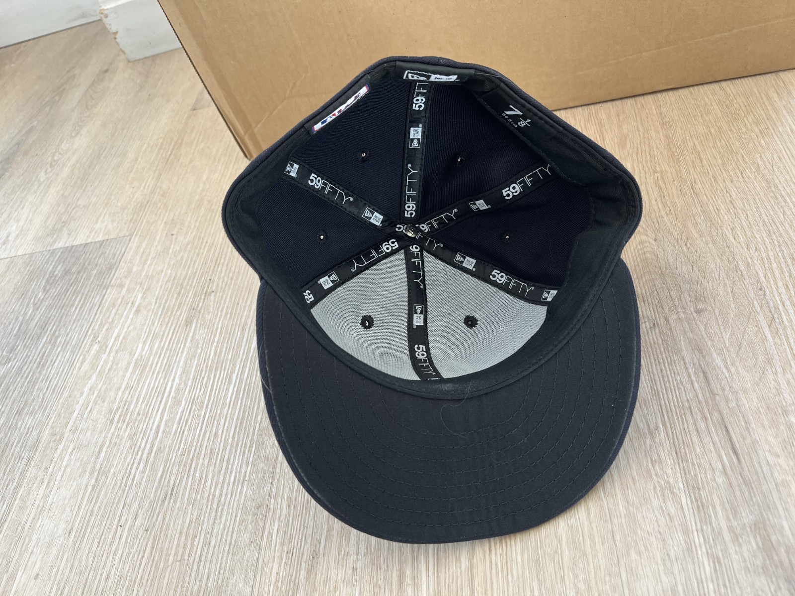 Allan Castro Game Used Worn Boston Red Sox Spring Breakout Hat 7 1/8