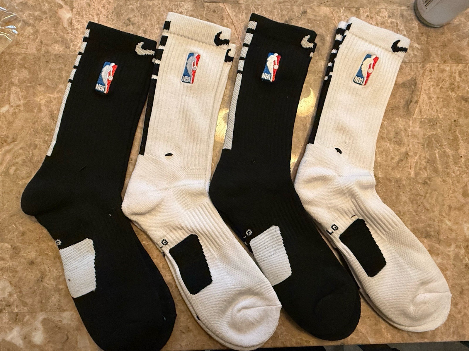 Nike NBA Socks 4 Pair Large