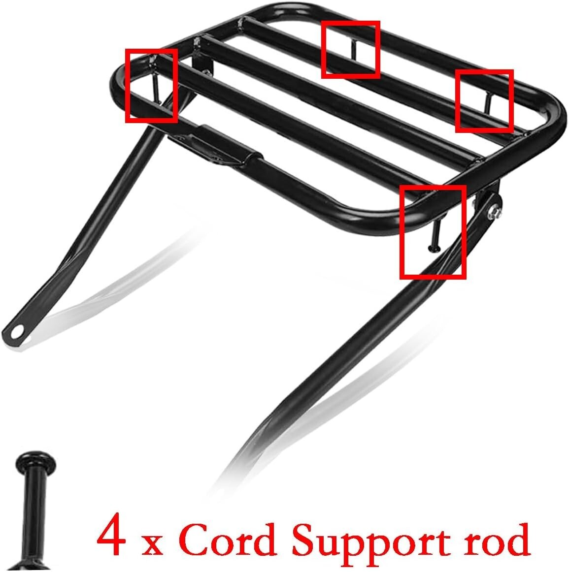 Mini Bike Rear Cargo Rack Assembly Kit for Coleman CT200U EX BT200X, Axis M200