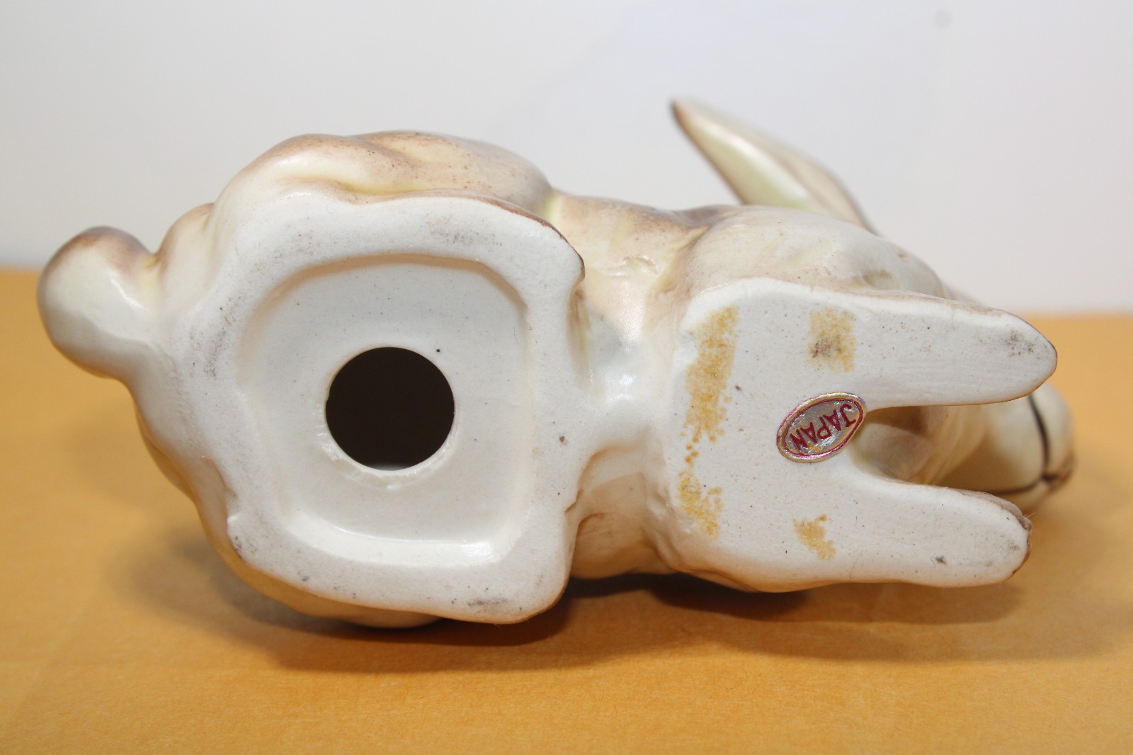 Vintage Ceramic Porcelain Rabbit Figurines Japan