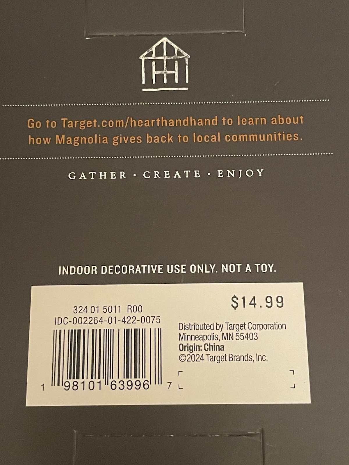 Hearth & Hand Magnolia Ornate Clear Glass Ornaments Set 2025 Holiday Collection