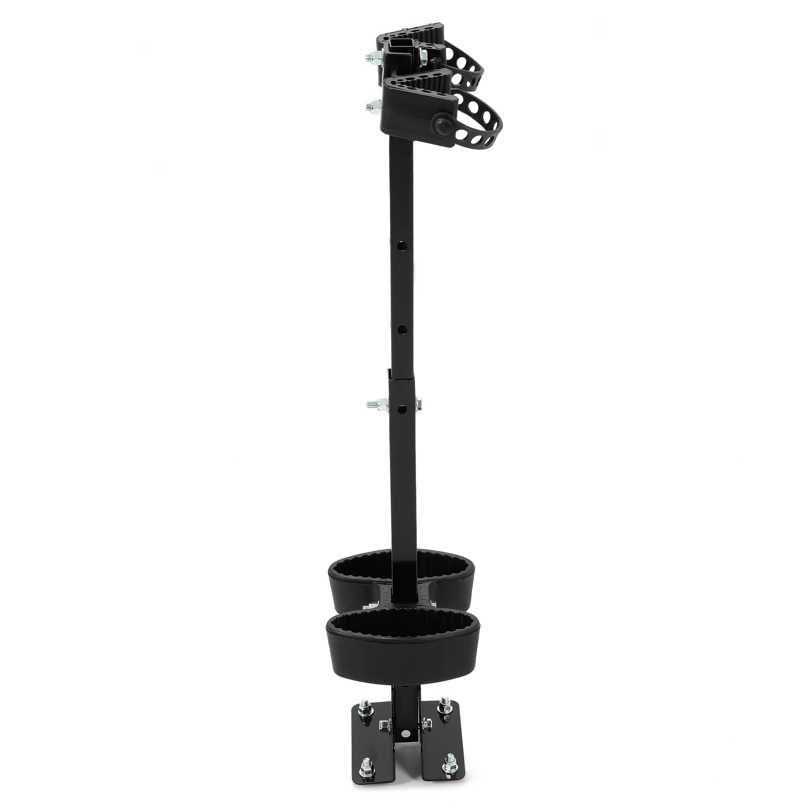 Fully Adjustable UTV Gun Mount Rack Adjustable Height Rifle Shotgun Holder