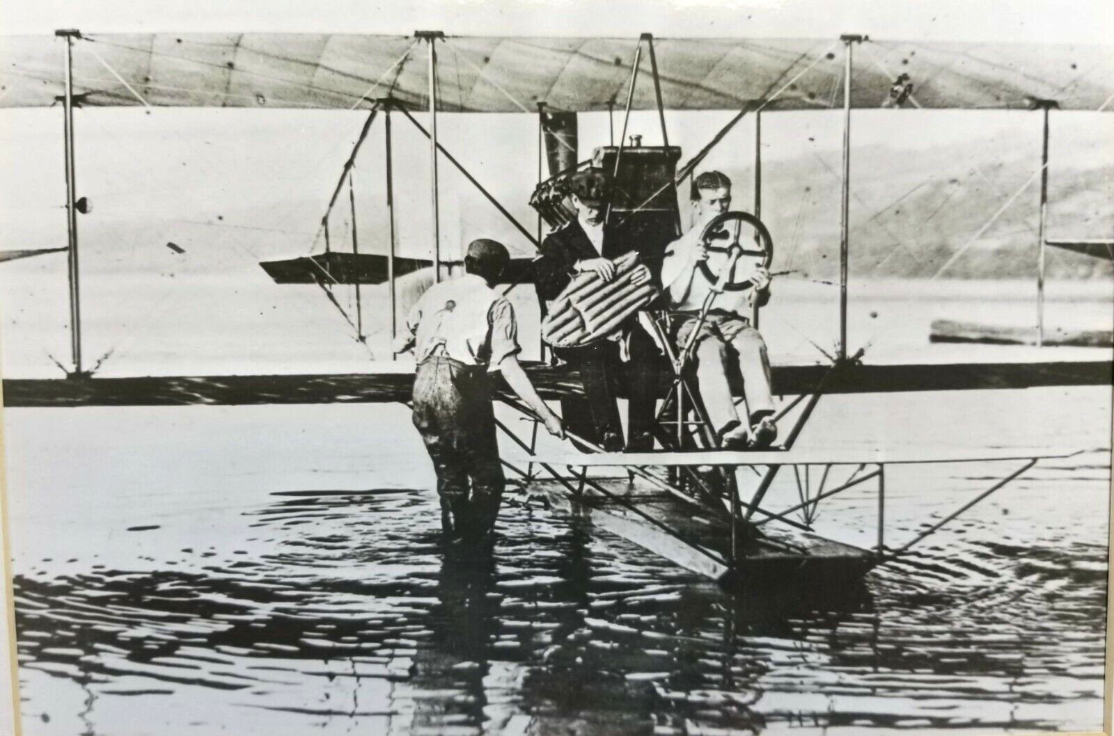 A-1 TRIAD Photograph Naval Aviation 75th Anniversary USN Lt Ellyson 8x10 Photo