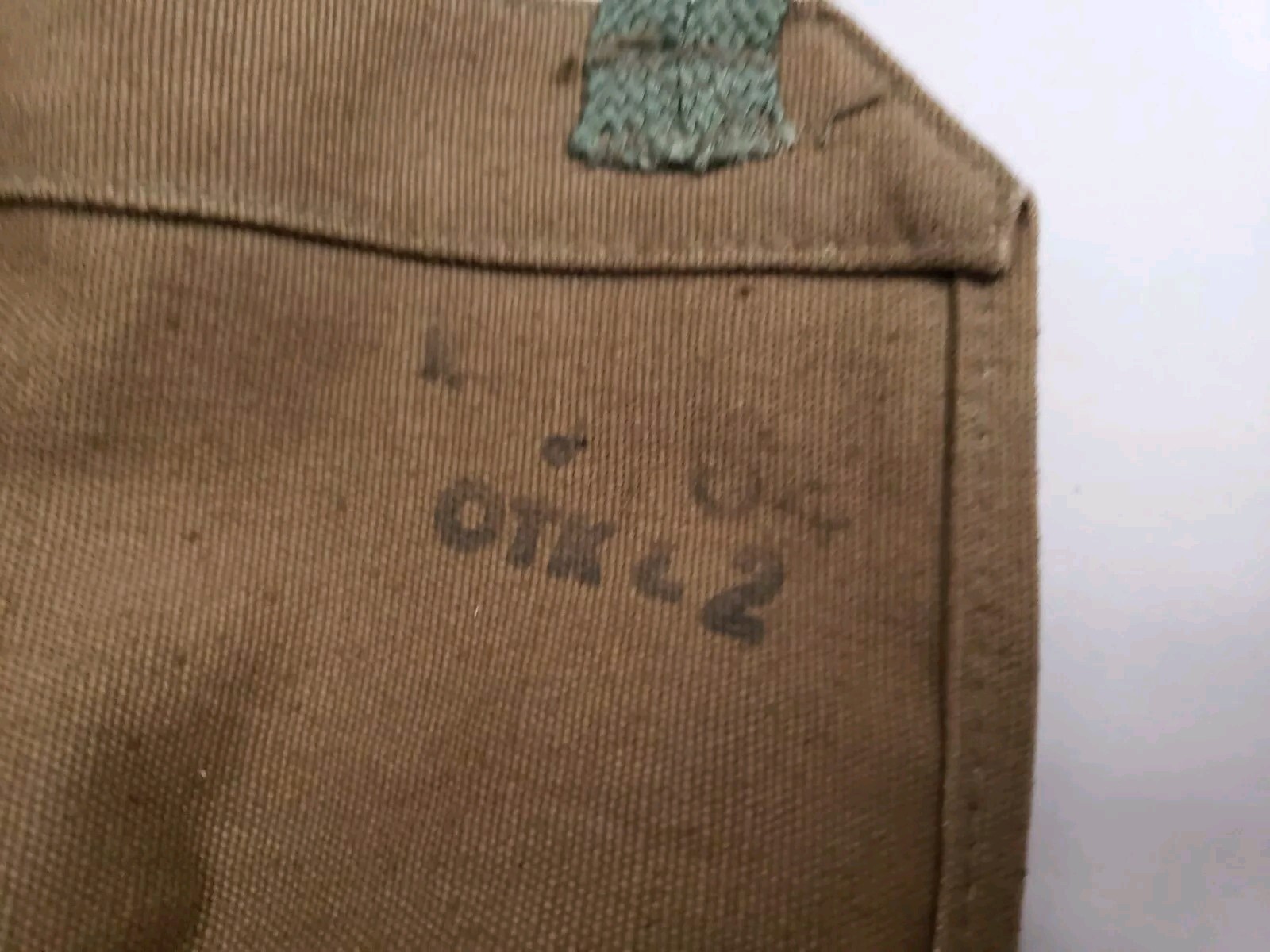 Vintage Czech Military Bread Bag Satchel Shoulder Bag Army Purse 1960s Dates