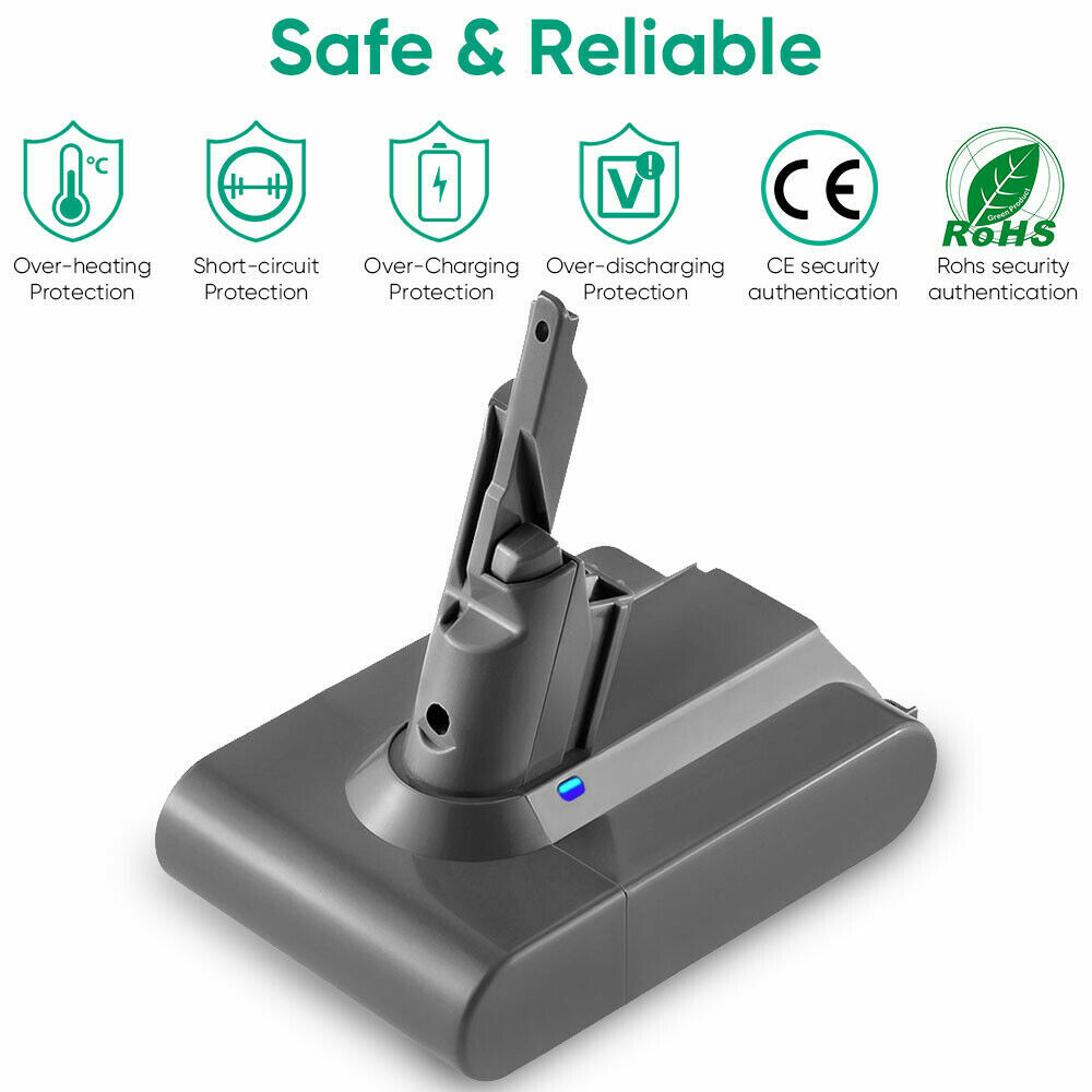21.6V Lithium Replacement Battery for Dyson V7 V7 Animal V7 Extra V7 Trigger US