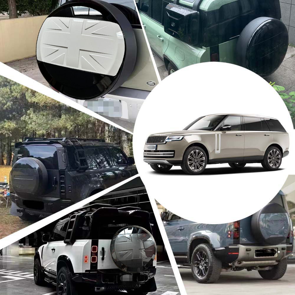 US Stock Gray Spare Tire Cover Wheel Cover Fits Defender 2020-2026