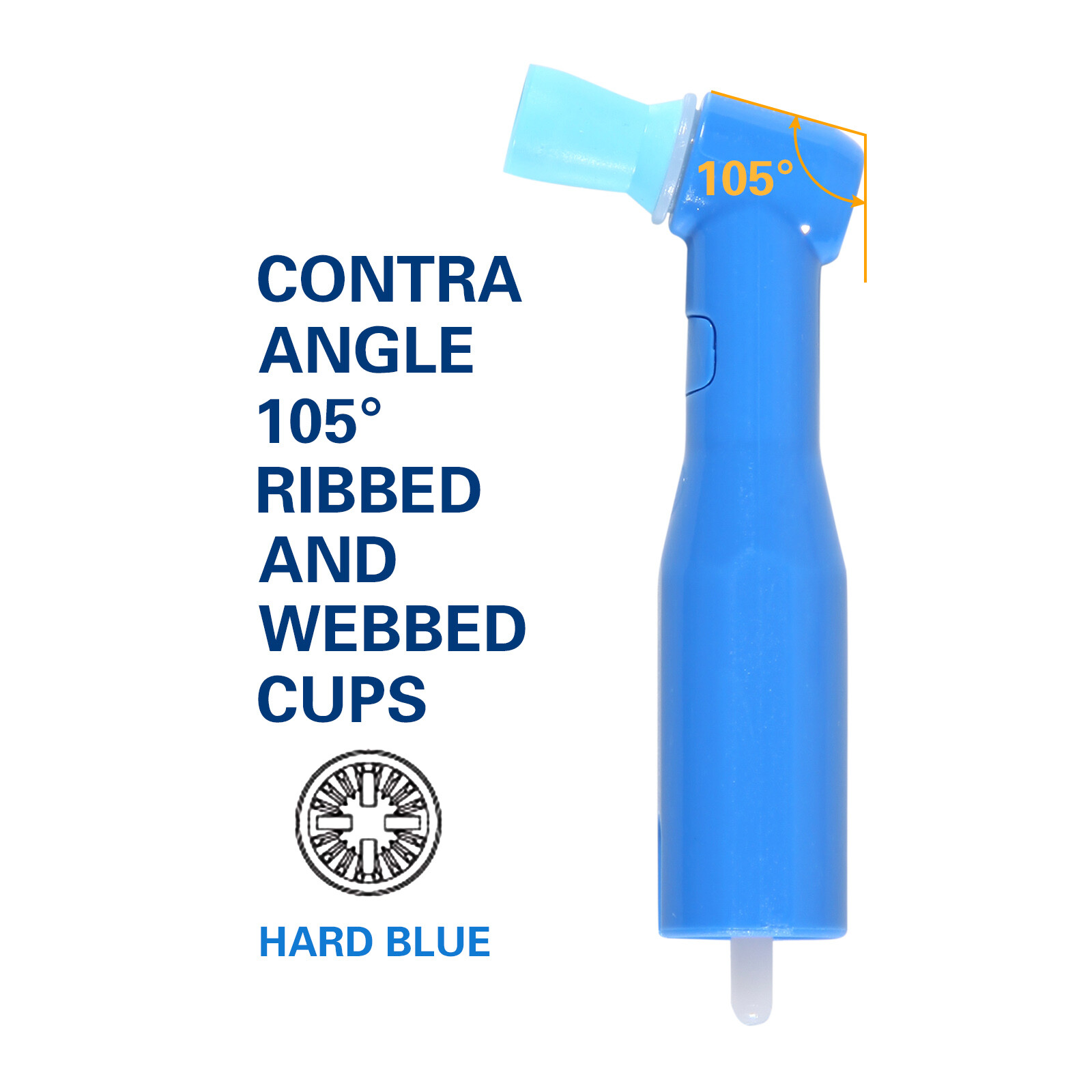 Dental Disposable Prophy Angles Soft 105° -Latex Free 100-500 pcs