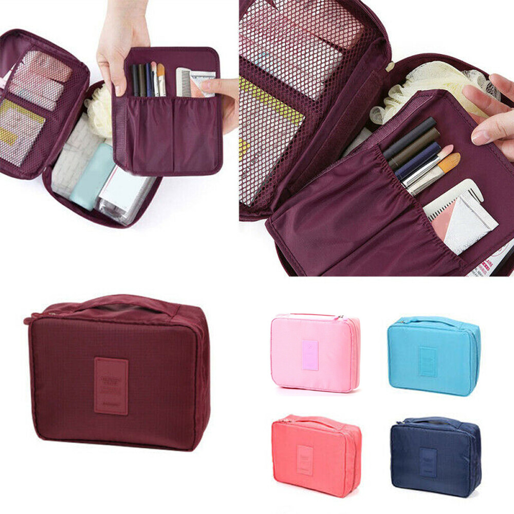 Multifunction Cosmetic Bag Makeup Case Pouch Toiletry Wash Organizer Travel Bag