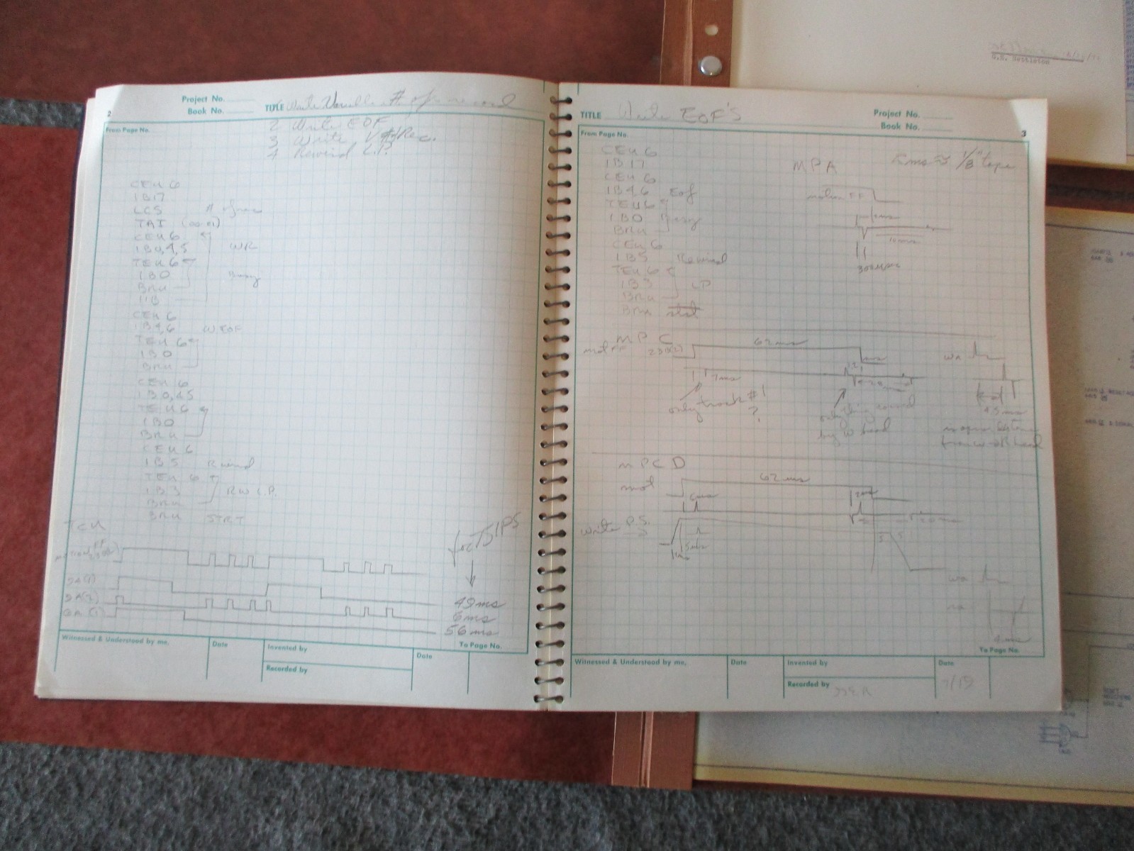 NASA MSFC SPERRY APOLLO/SKYLAB SYSTEMS CHECKOUT LAB BOOK +TECHNICAL/BLUEPRINTS)