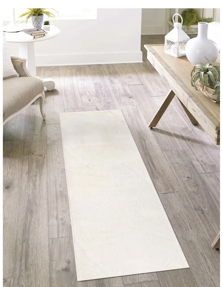 Unique Loom Finsbury Collection Ivory Color Floor Runner Area Rug 2' x 6' NEW