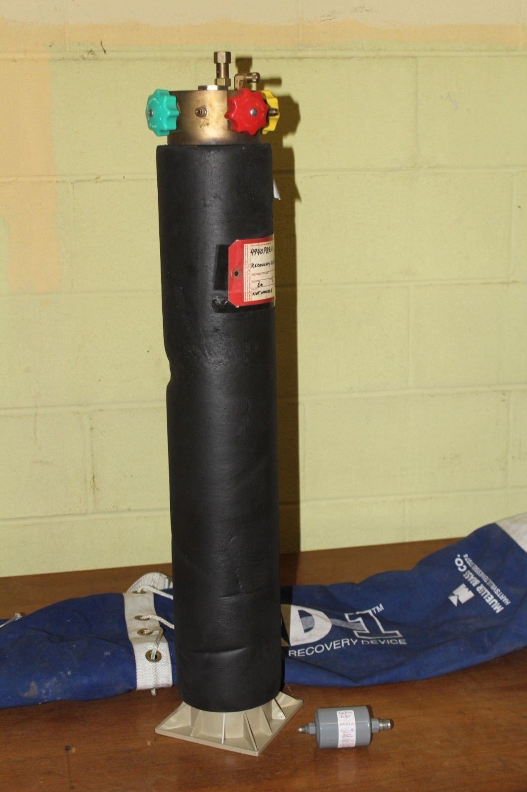 MUELLER BRASS CO STREAMLINE RECOVERY DEVICE SRD 1 H-VAC CYLINDER