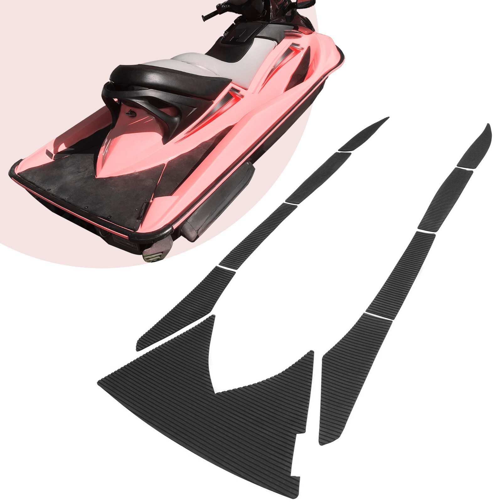 Traction Mats Foot Pads For Sea-Doo GTX 4-Tec RXT Wake 2002-2009 Plastic EVA