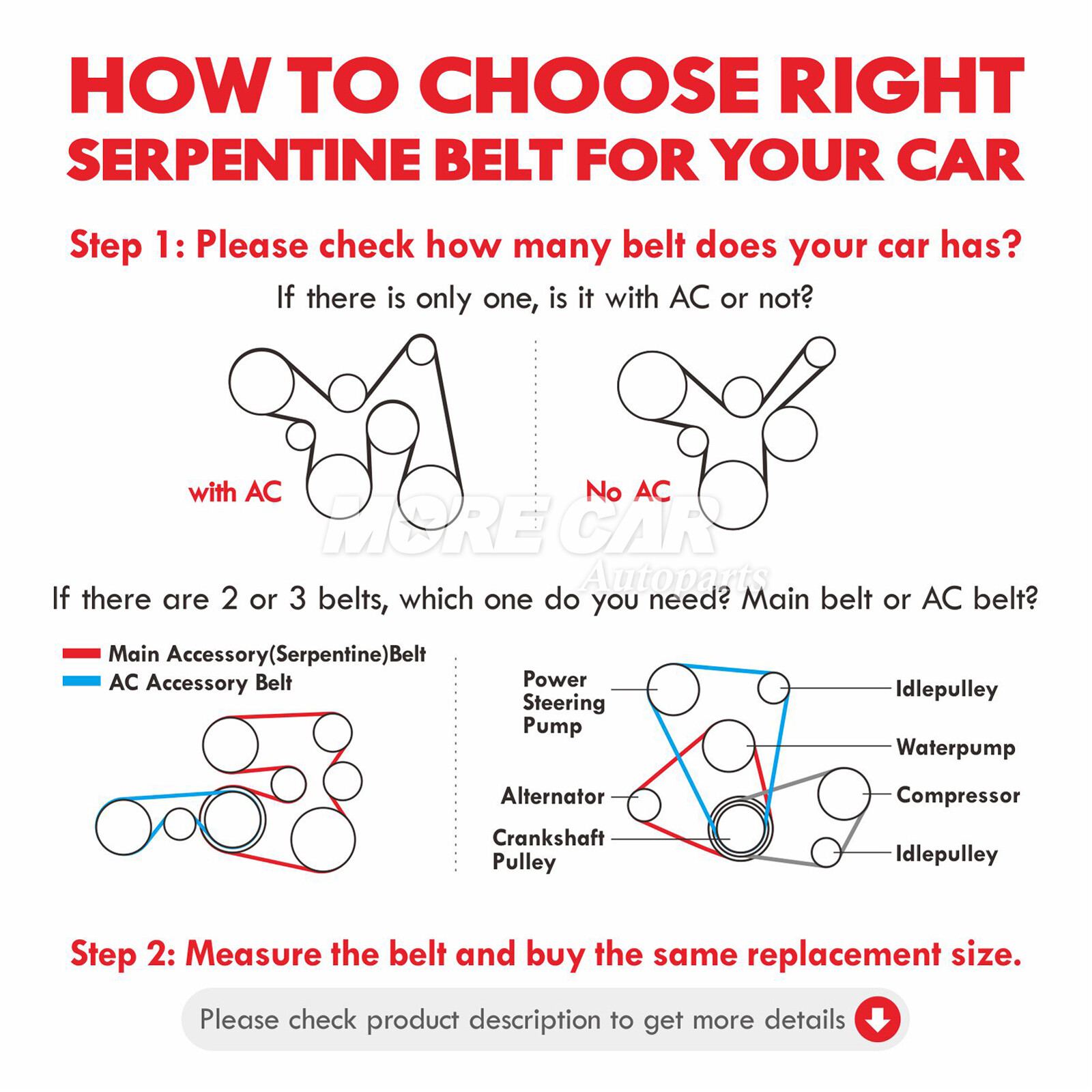 Serpentine Belt for Ford Edge Explorer Lincoln MKS Mazda CX-9 3.5L 3.7L 6PK1140