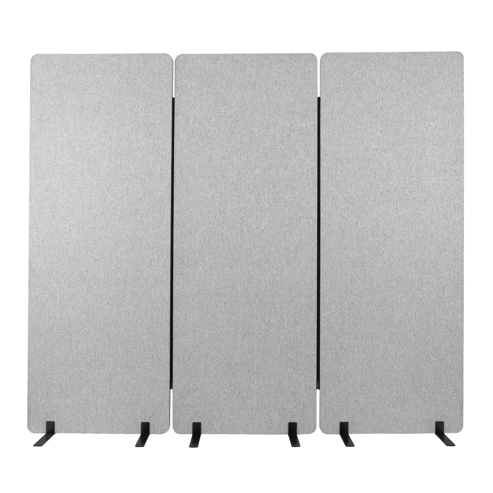 3 Panels Soundproof Privacy Panels Folding Room Divider for Dorm Studio Office