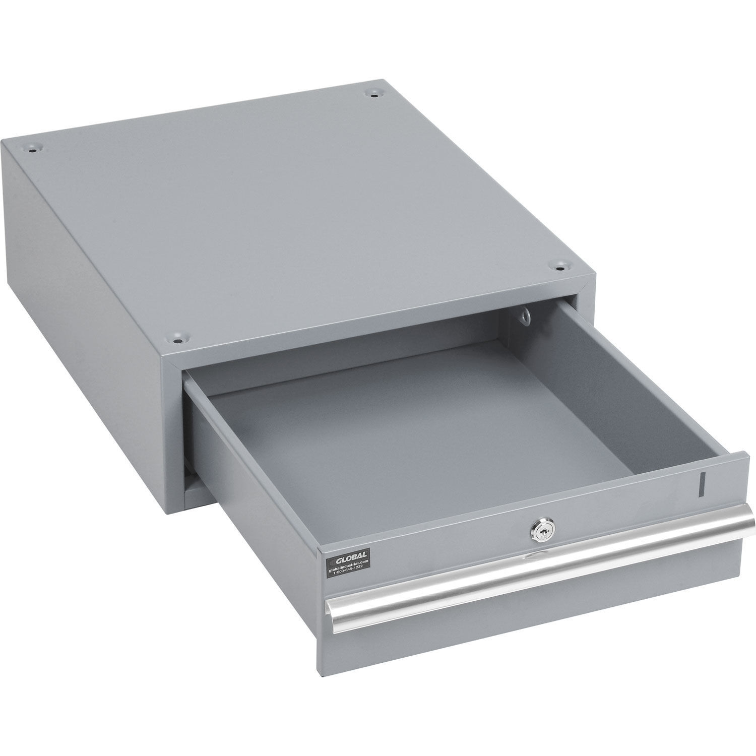 Global Industrial Stacking Workbench Drawer Gray 6"H