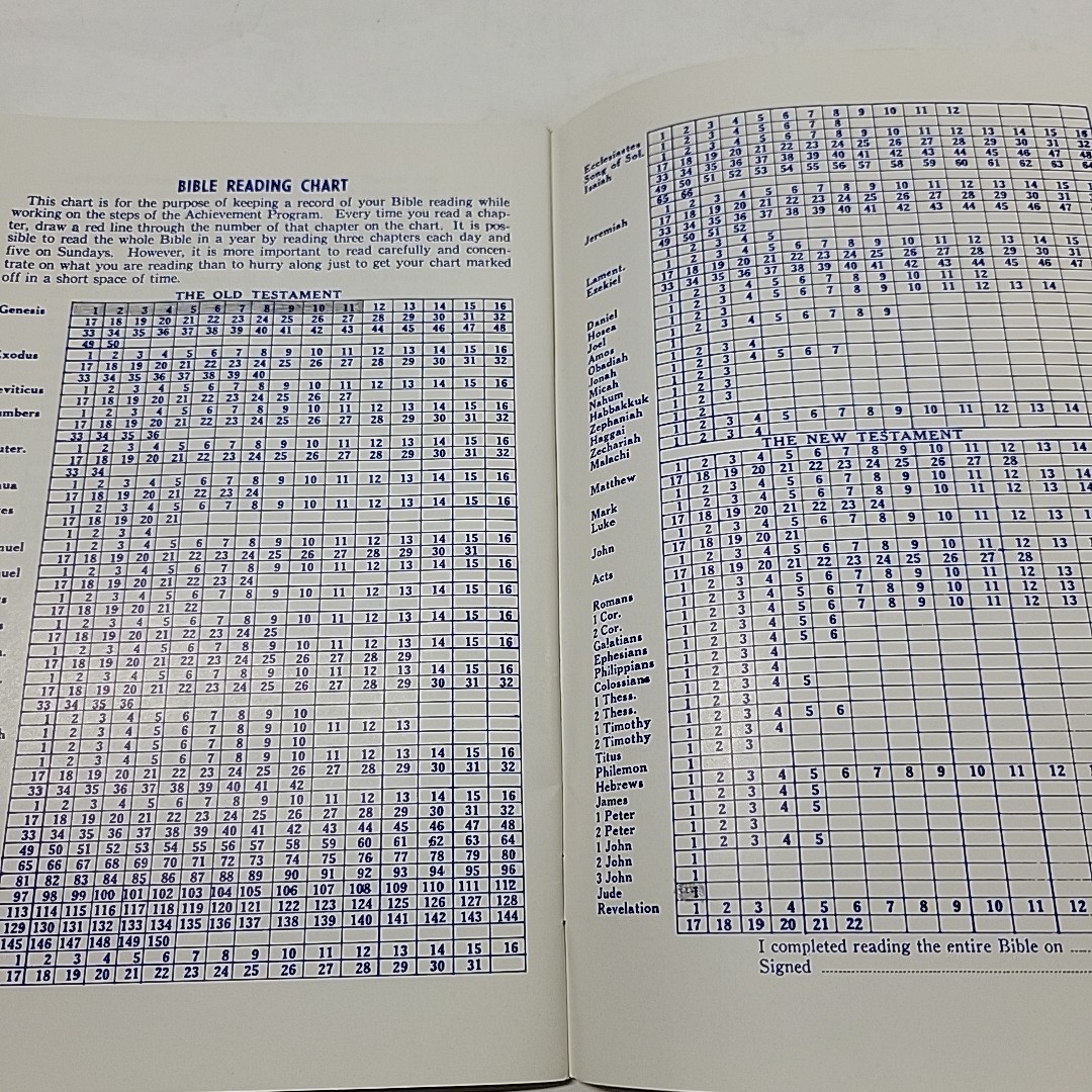 Vintage 1960s Missionette Assemblies of God Girl's Handbook w/ Sealed Stamps