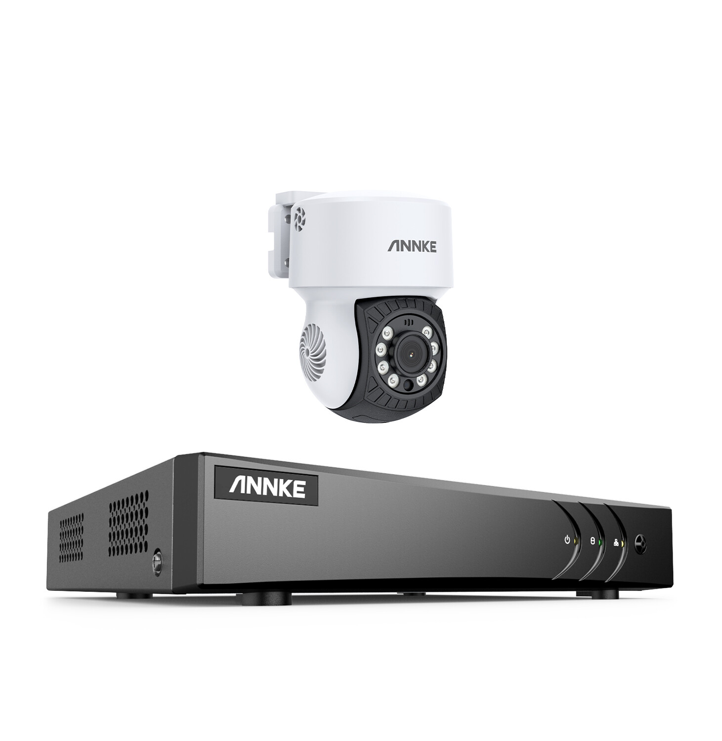 ANNKE 8CH 5MP DVR 1080P 350° Pan&Tilt Video AI Security Camera System Outdoor AI