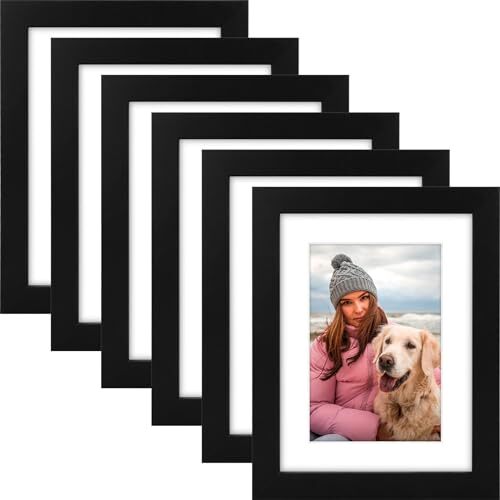 Set of 6 Gallery Wall Picture Frames Family Photo Collage 6x8 9x12 11x14 16x20