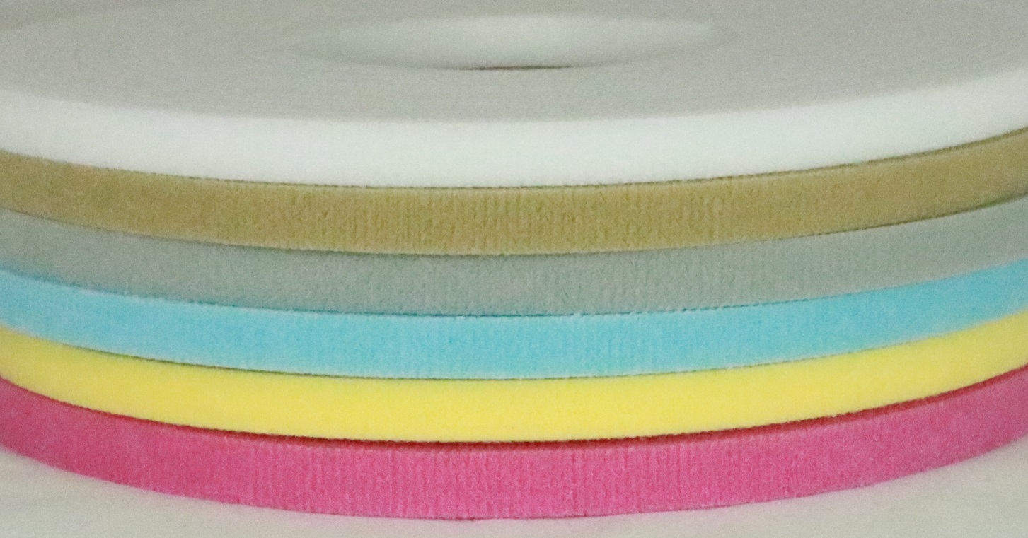 Ultra thin VELCRO® brand hook&loop tape double sided Widths: 3/4'', 1", & 1 1/2"