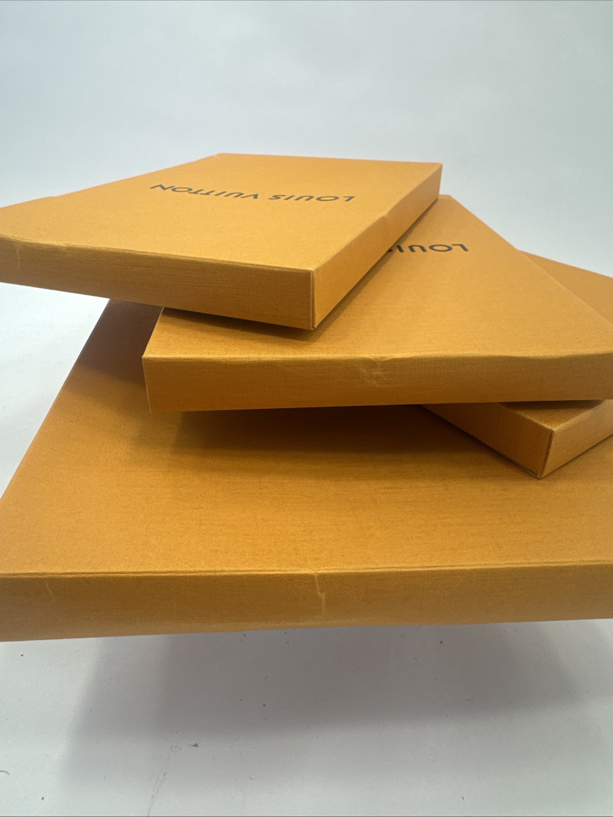 Lot Authentic LOUIS VUITTON Set Of Empty Boxes Set Of 4 See Photos