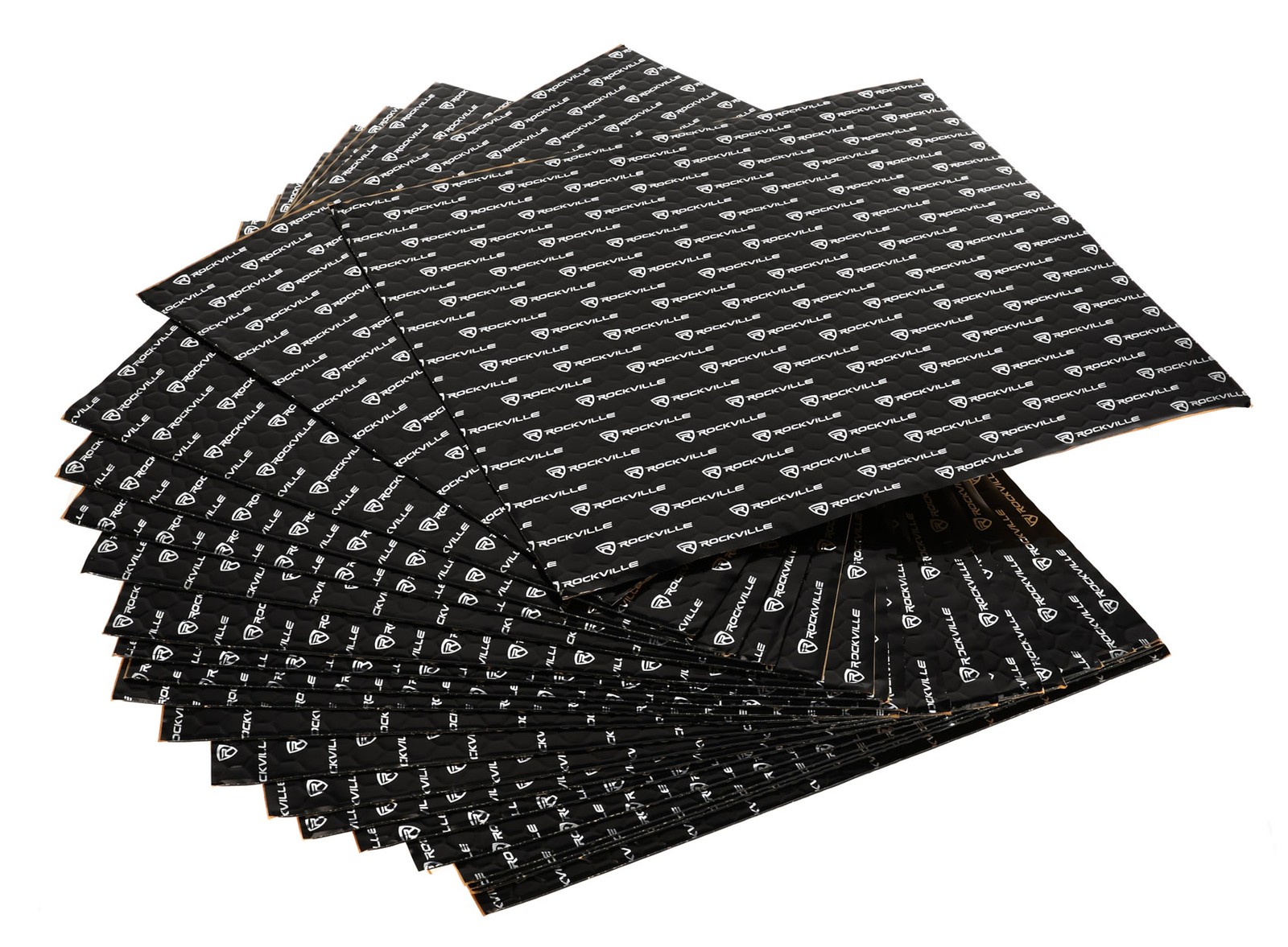 Rockville RockMat 50-25 50 Sq Ft 2.5MM 100 MIL Sound Vibration Deadener Car Kit