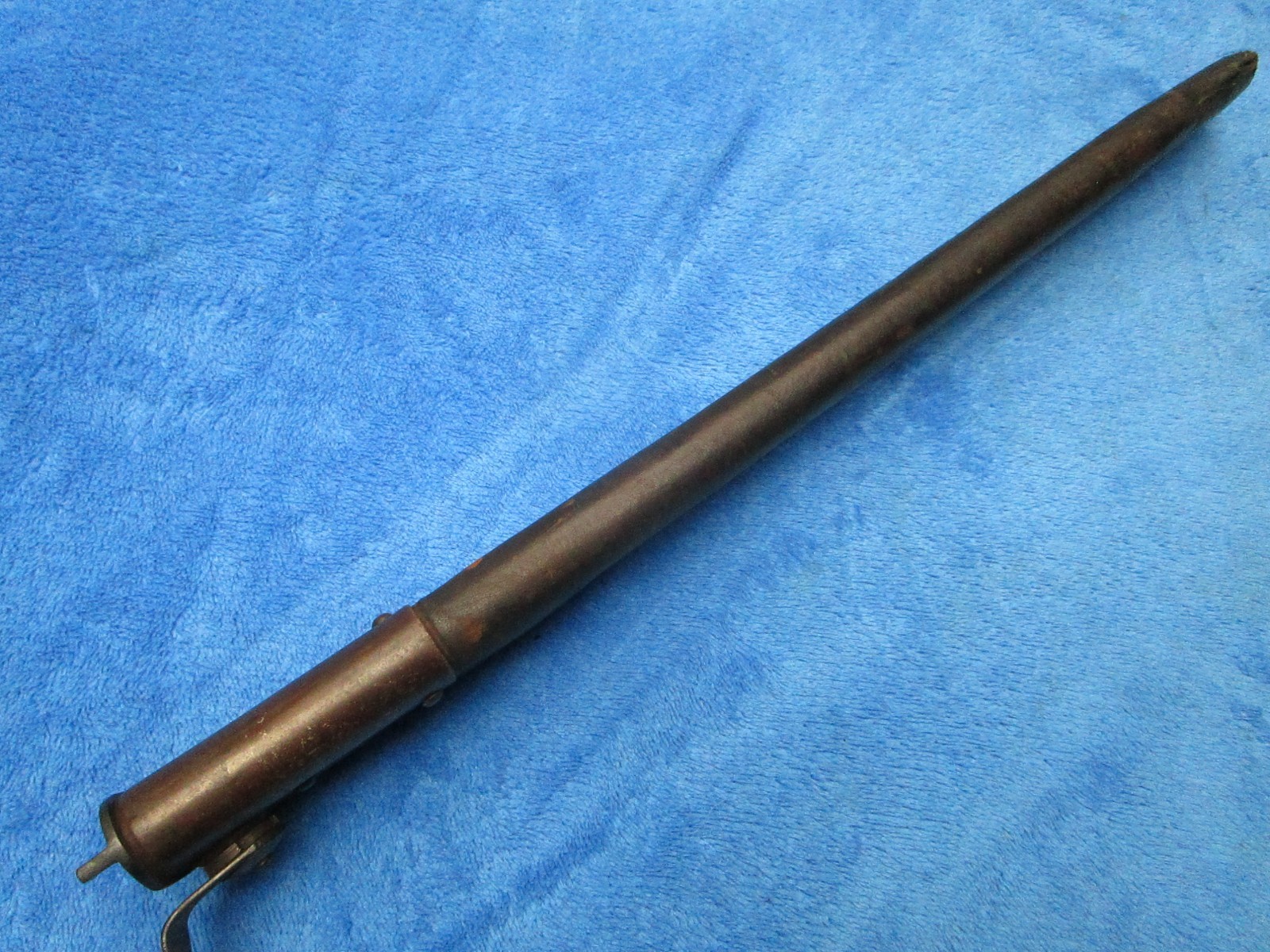 ORIGINAL US WW1 M1905 BAYONET MADE BY SA IN 1909 AND EARLY RIA 1909 SCABBARD