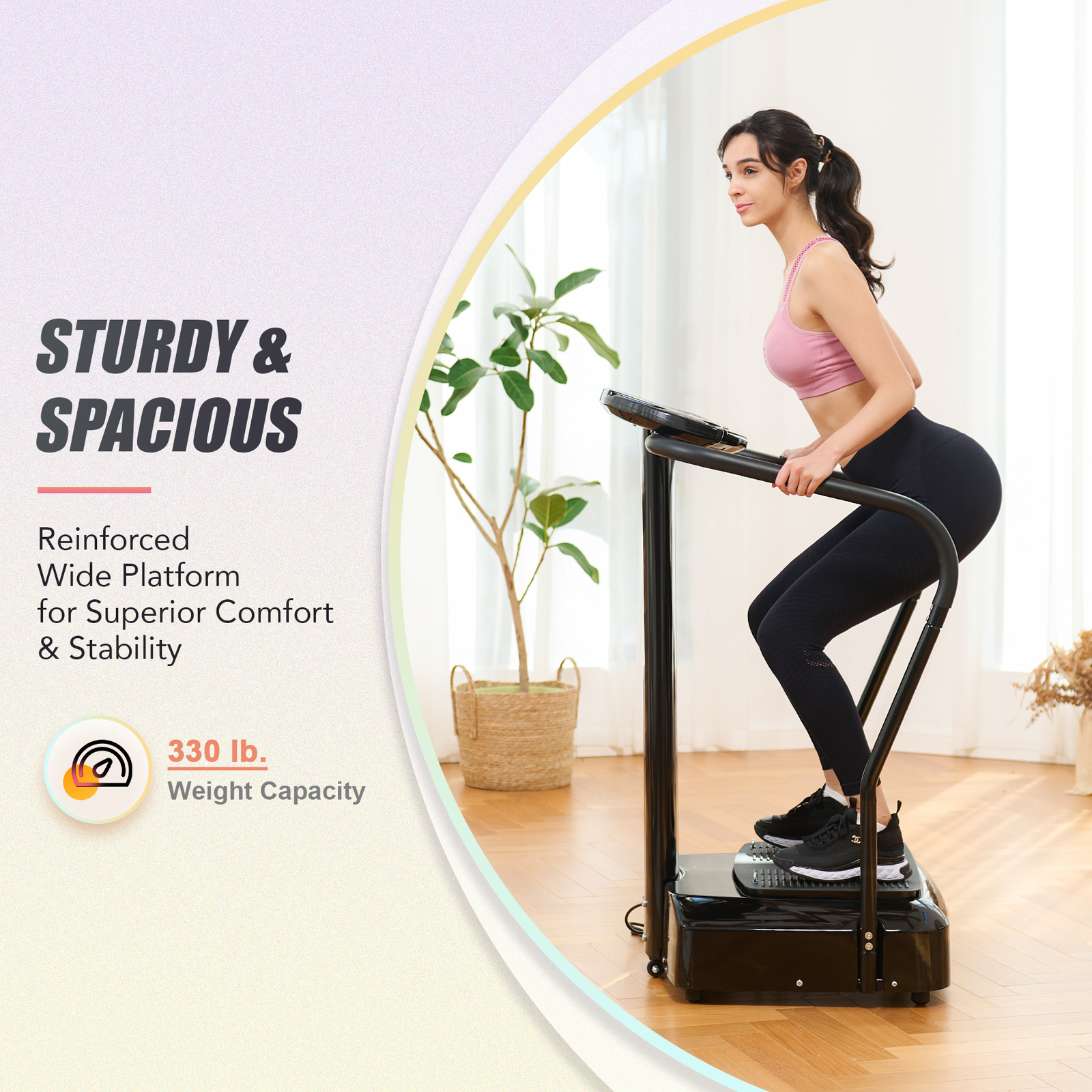 Secondhand Upgraded 2000W Whole Body Vibration Machine Exercise Platform