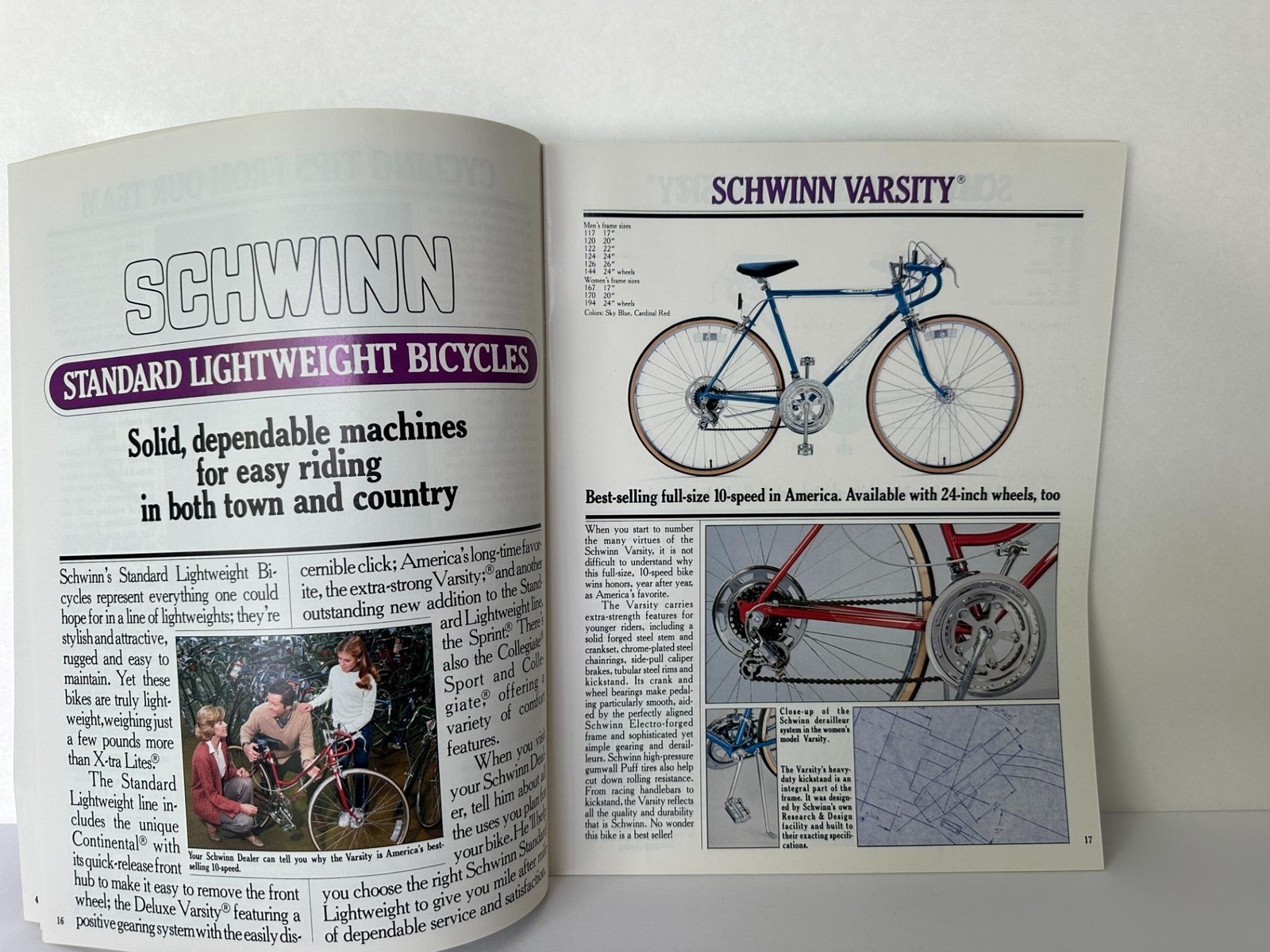 NOS original 1981 Schwinn Bicycle Full line CATALOG brochure Sting BMX