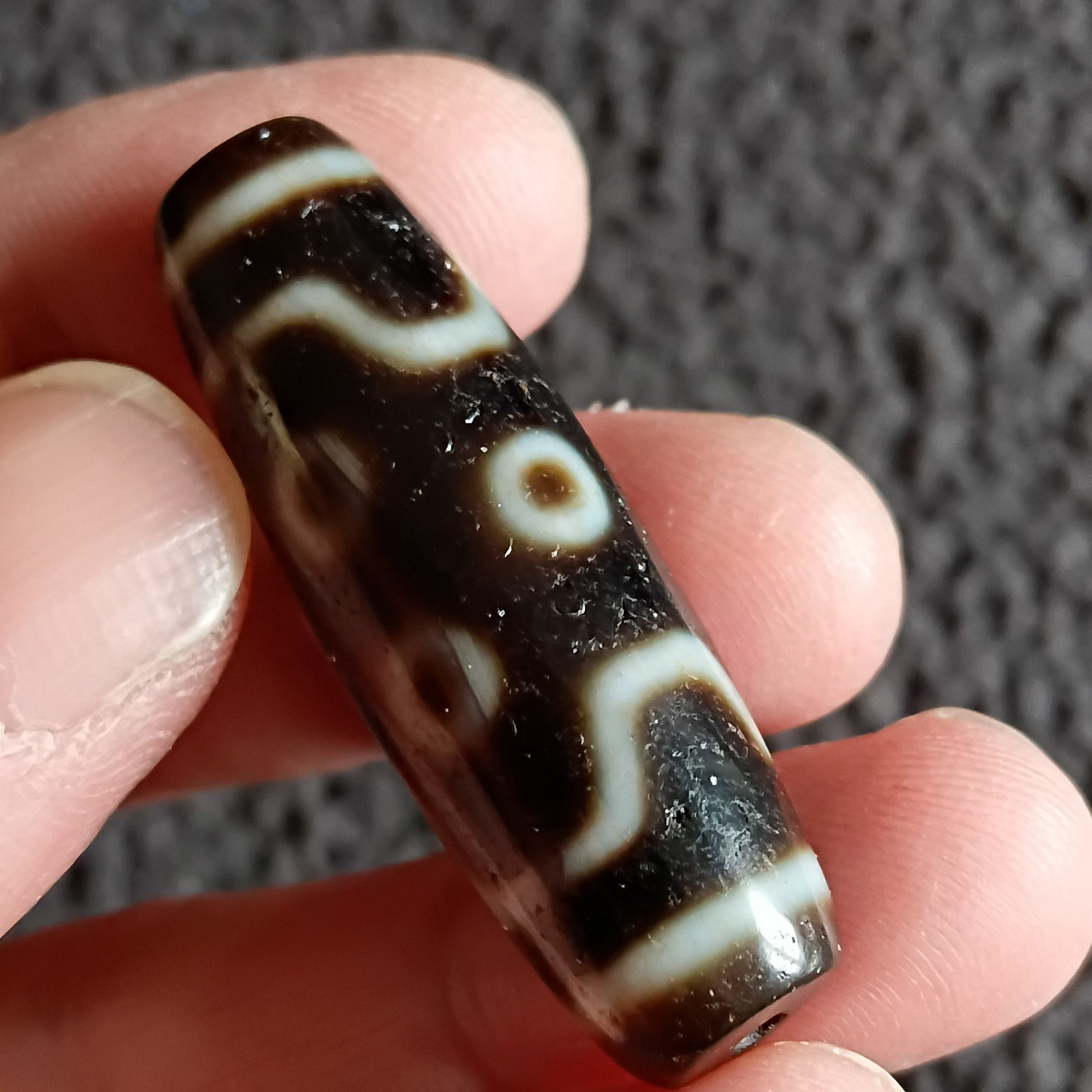 Tibetan Agate Pre 1800s Dzi Bead Lot