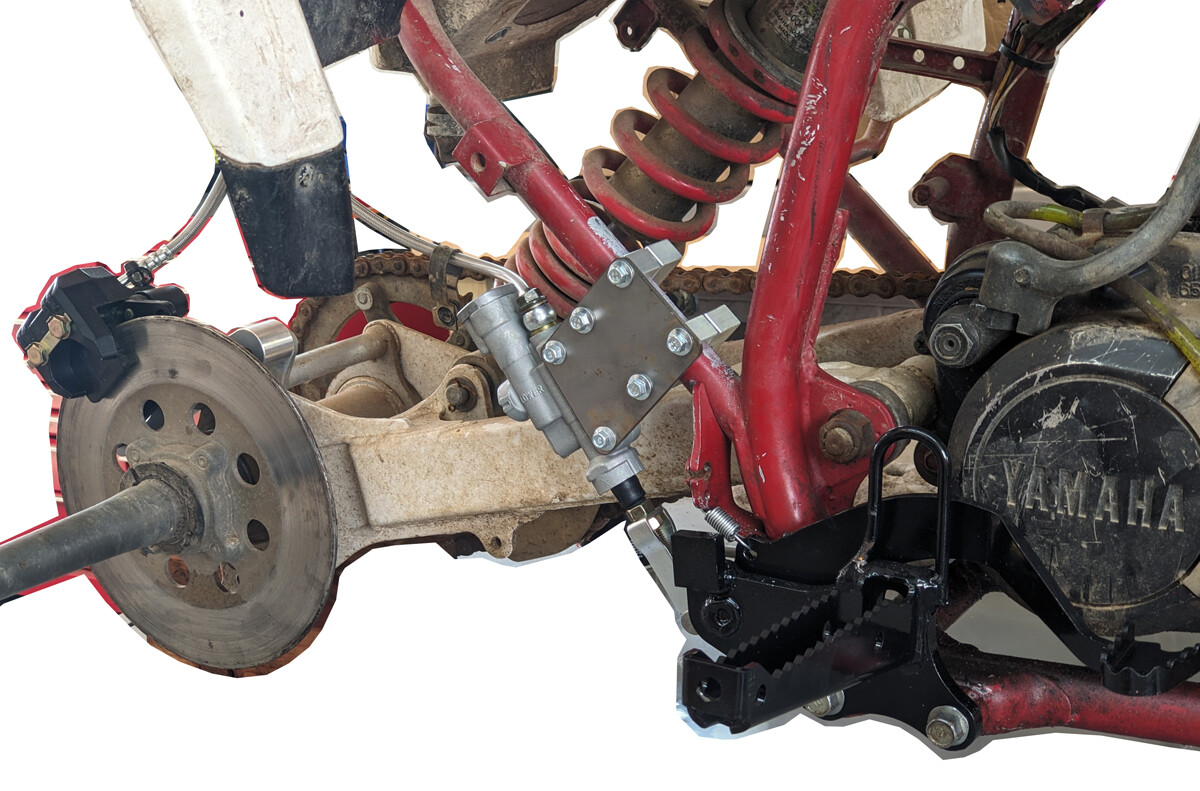 CRU Complete Rear Hydraulic Brake Assy Caliper Kit 88-02 Yamaha YFS 200 Blaster