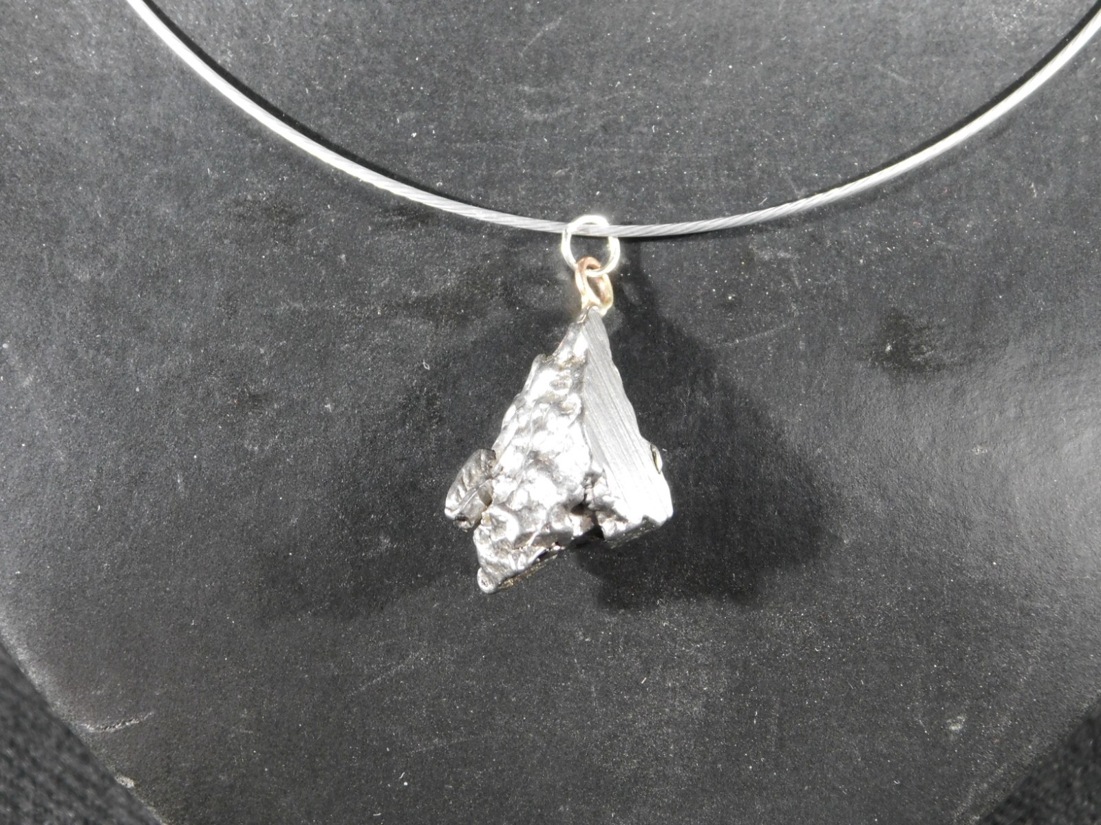 CAMPO Del Cielo METEORITE Pendant or Necklace...a Falling Star! Argentina 3.55