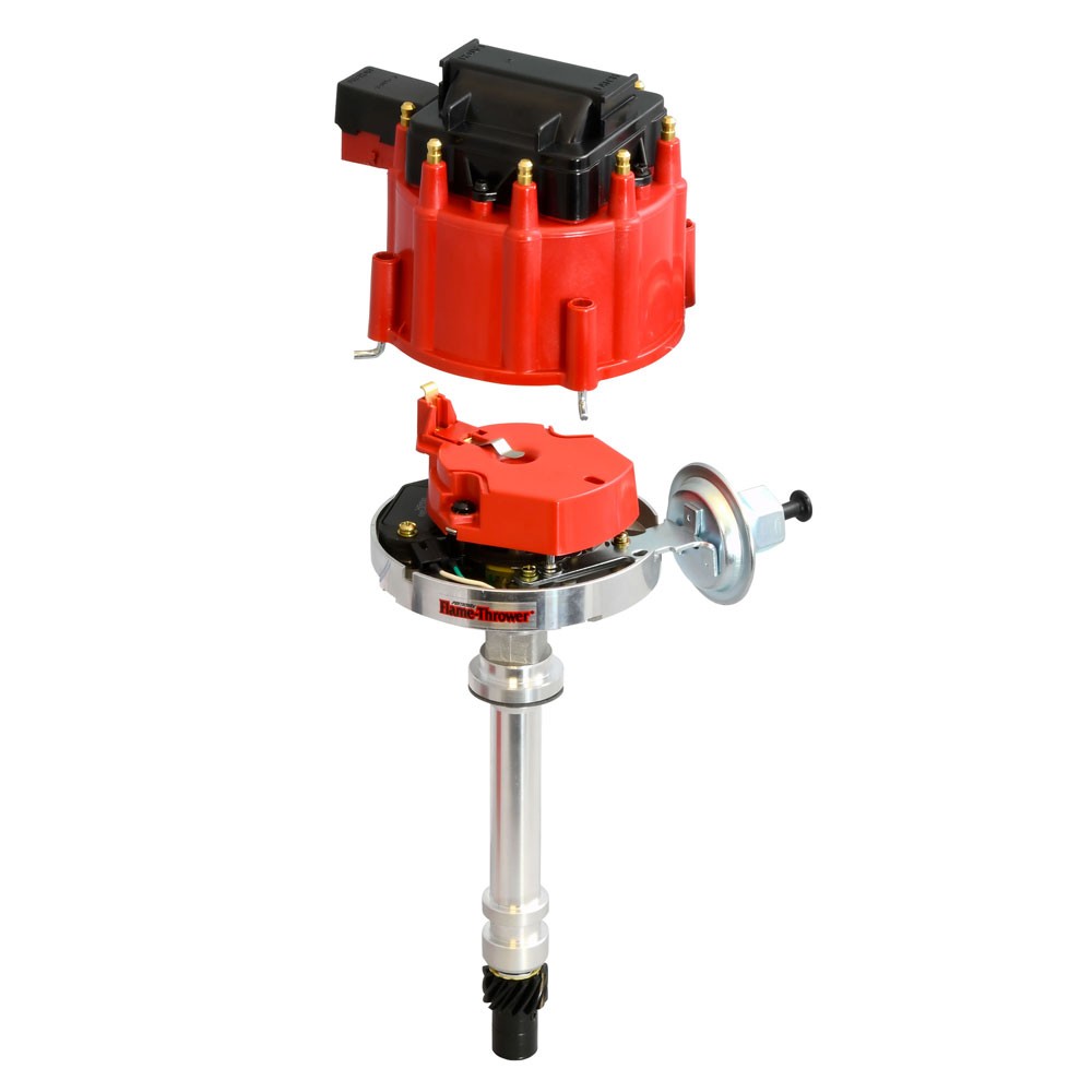 Pertronix Distributor D1061; Stock Look HEI Vacuum Advance for SBC, BBC