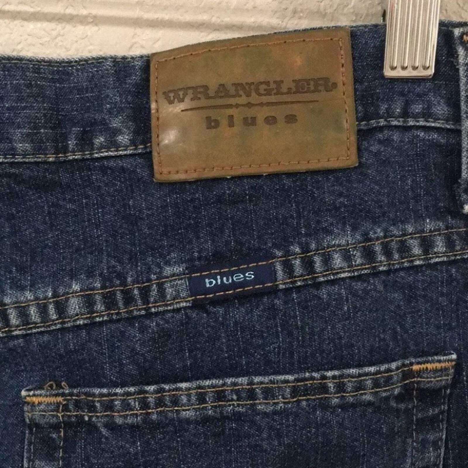 Wrangler Blues Women’s Sz 14x32 Denim High Rise Jeans 100% Cotton