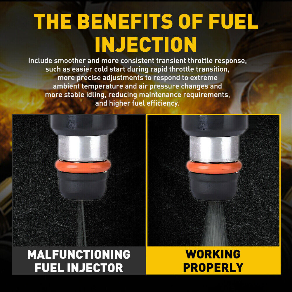 8Pcs Upgrade Fuel Injectors 25317628 For 99-07 Chevy Silverado GMC 4.8/5.3/6.0L